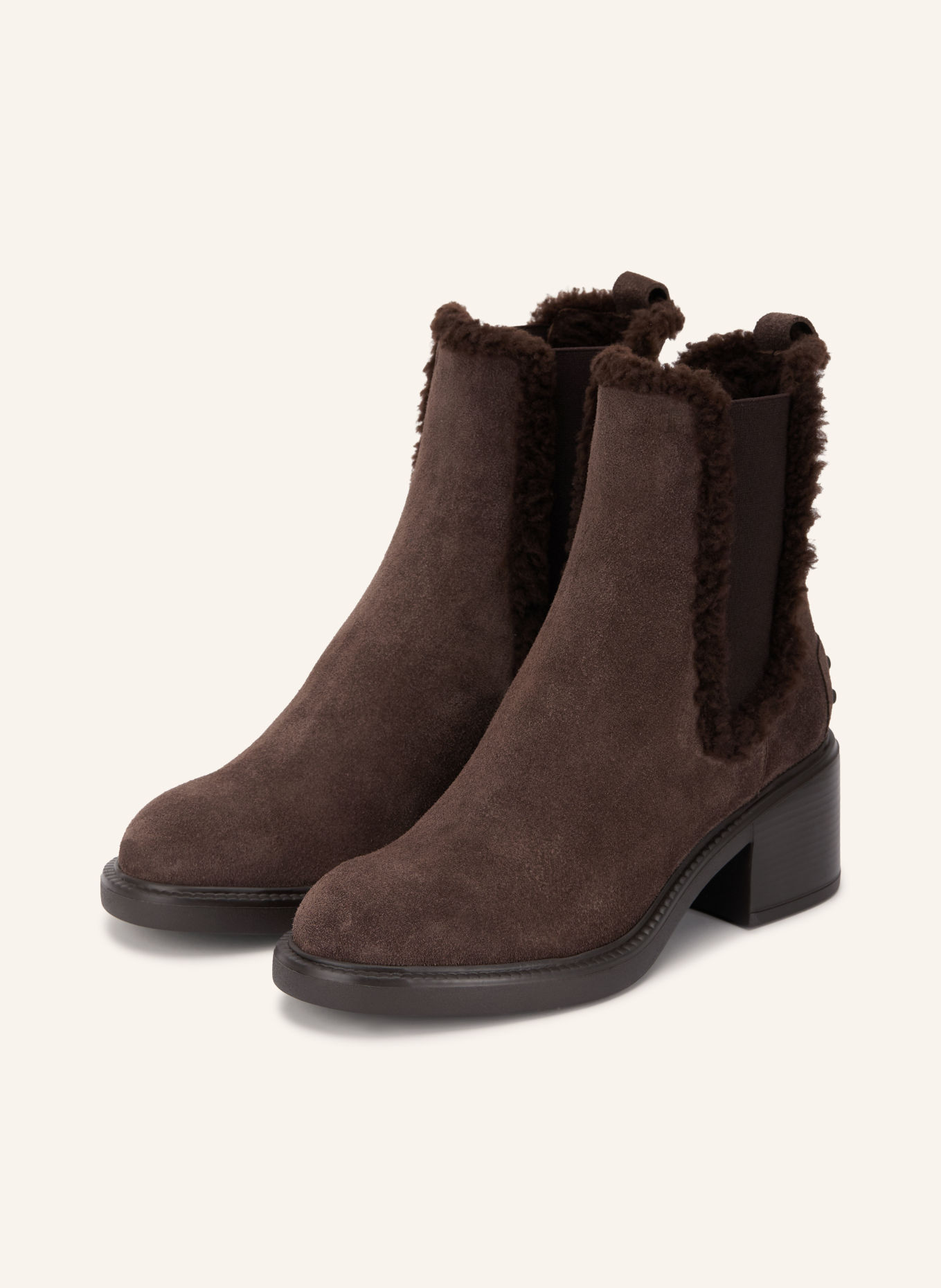 TOD'S Chelsea Boots: MÖRKBRUN