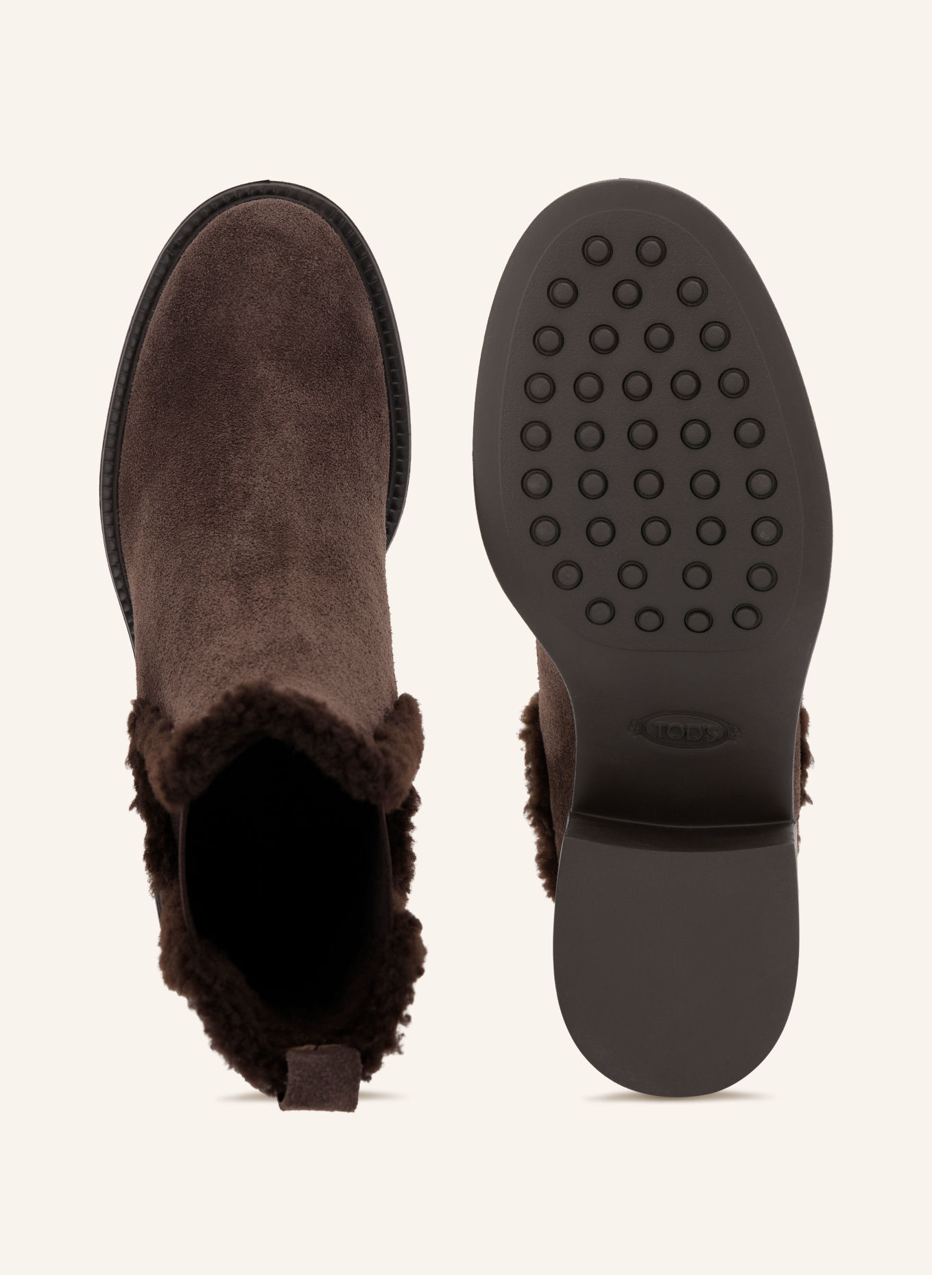 TOD'S Chelsea Boots: MÖRKBRUN
