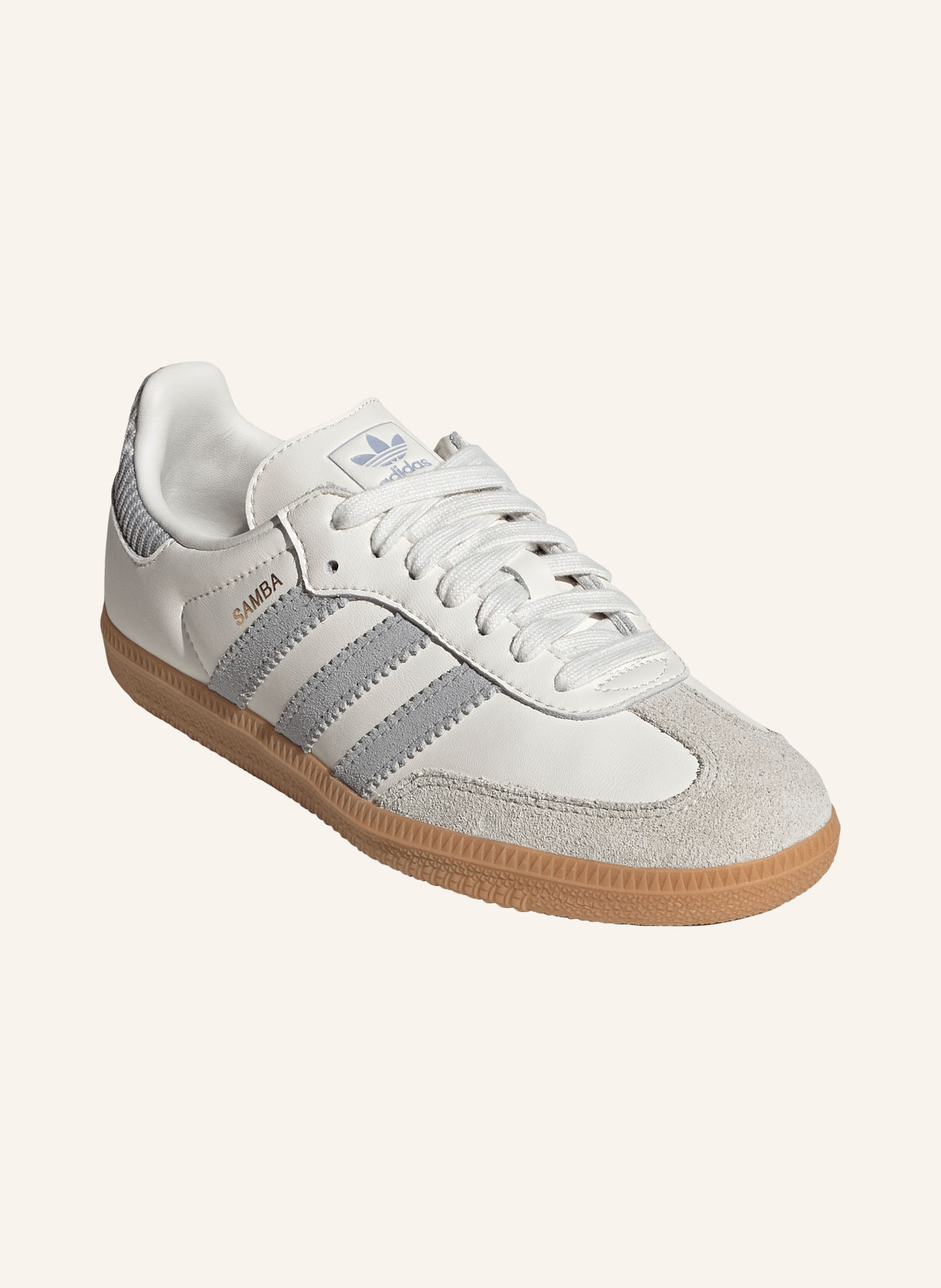 adidas Originals Sneakers SAMBA OG: BLEU CLAIR / GRIS CLAIR / BLANC