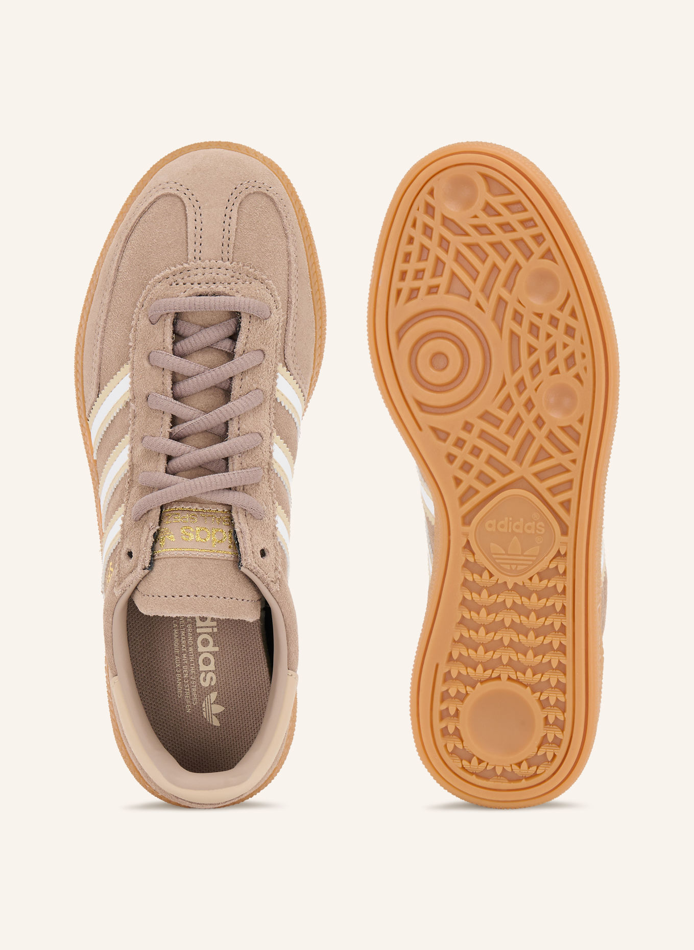 adidas Originals Sneakers HANDBAL SPECIAL: BRUIN / GOUD / WIT