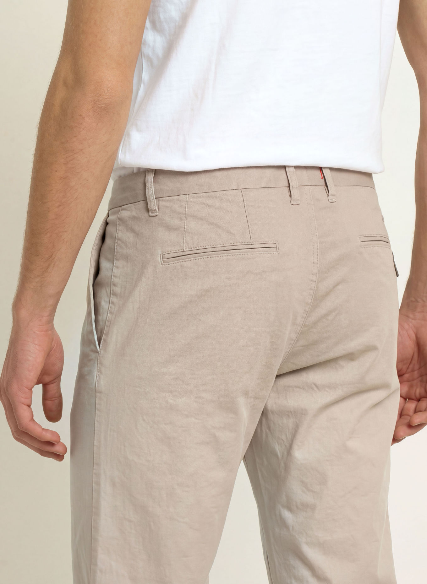 CINQUE CIWOOD Slim Fit Chinos: BEIGE