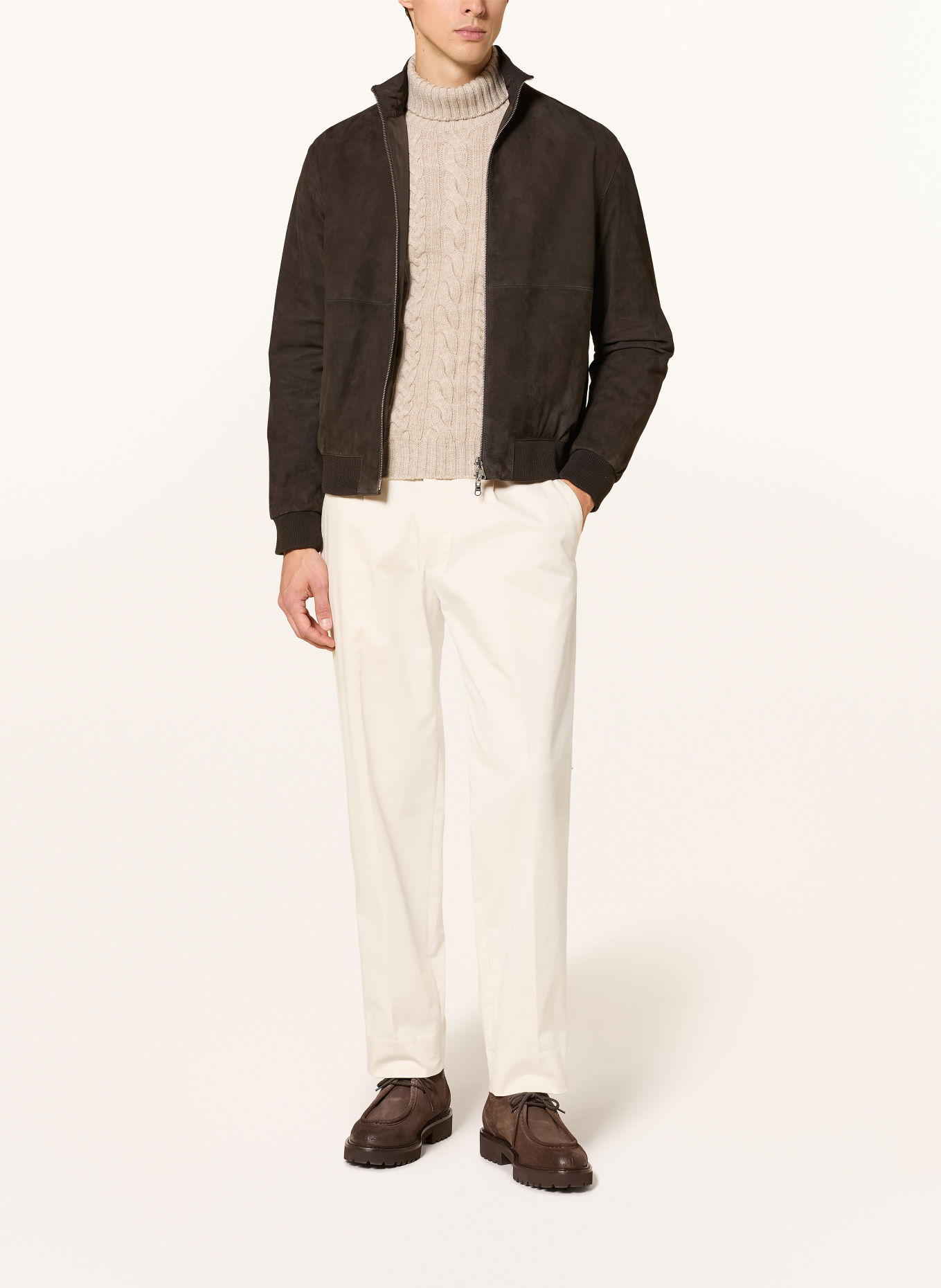 ARMA Lederjacke MATEO zum Wenden: DUNKELBRAUN