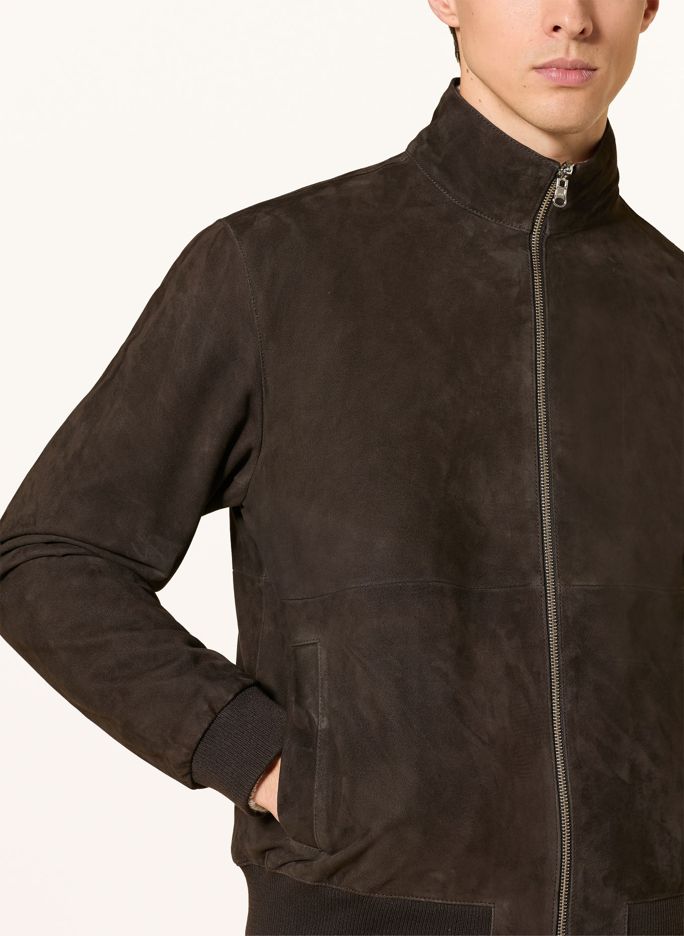 ARMA Lederjacke MATEO zum Wenden: DUNKELBRAUN
