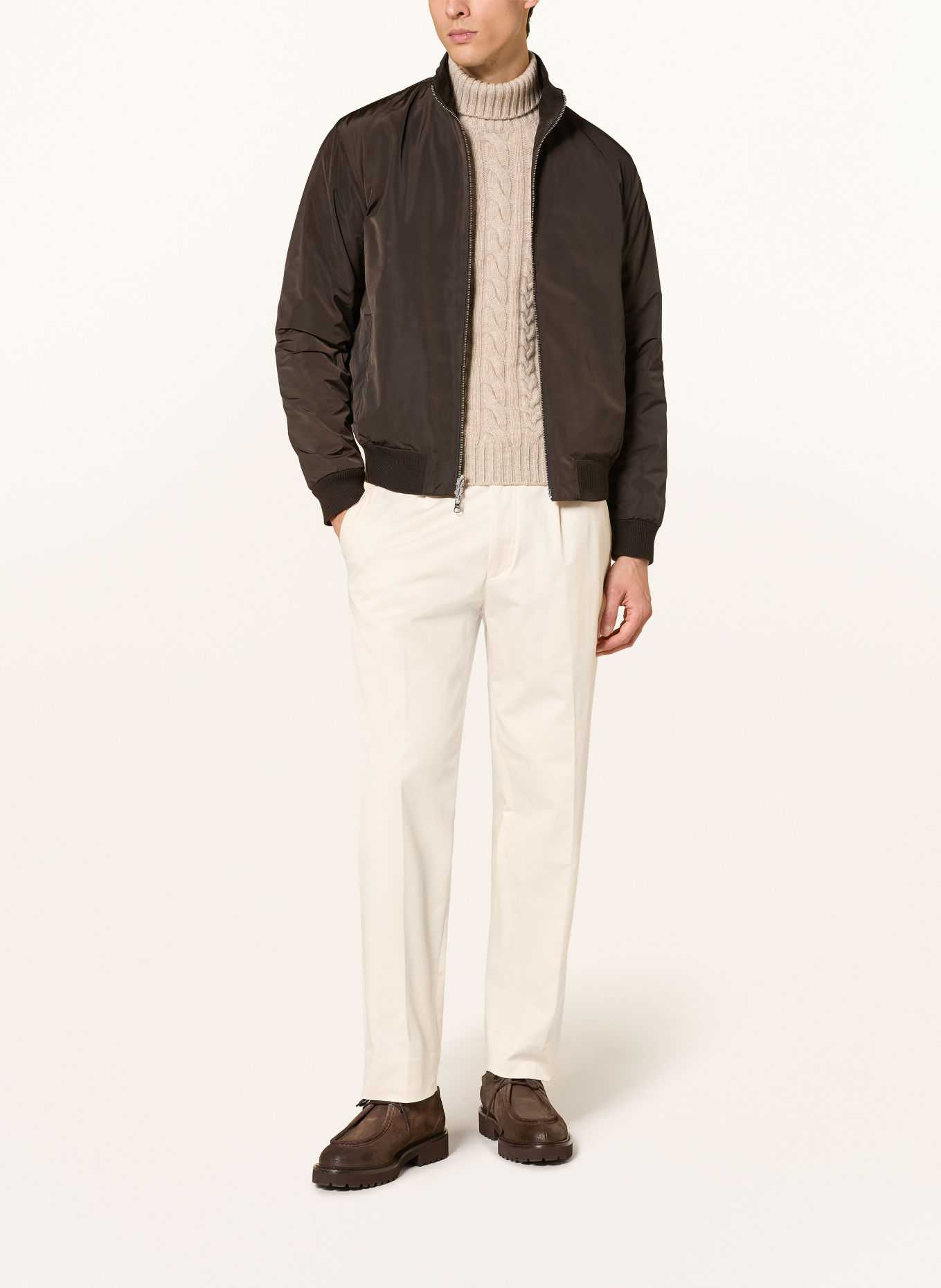 ARMA Lederjacke MATEO zum Wenden: DUNKELBRAUN