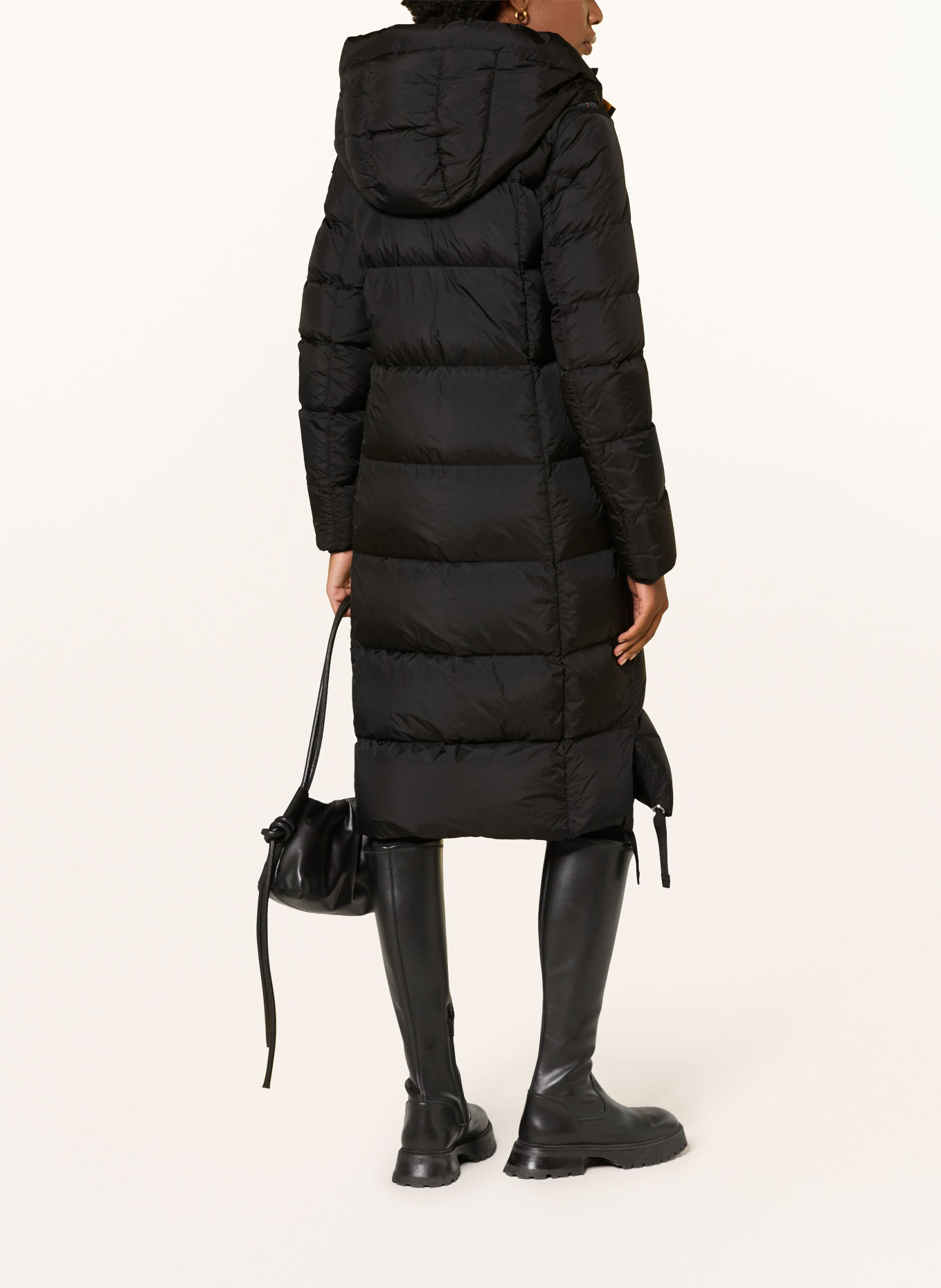 PARAJUMPERS PANDA Down Coat: BLACK