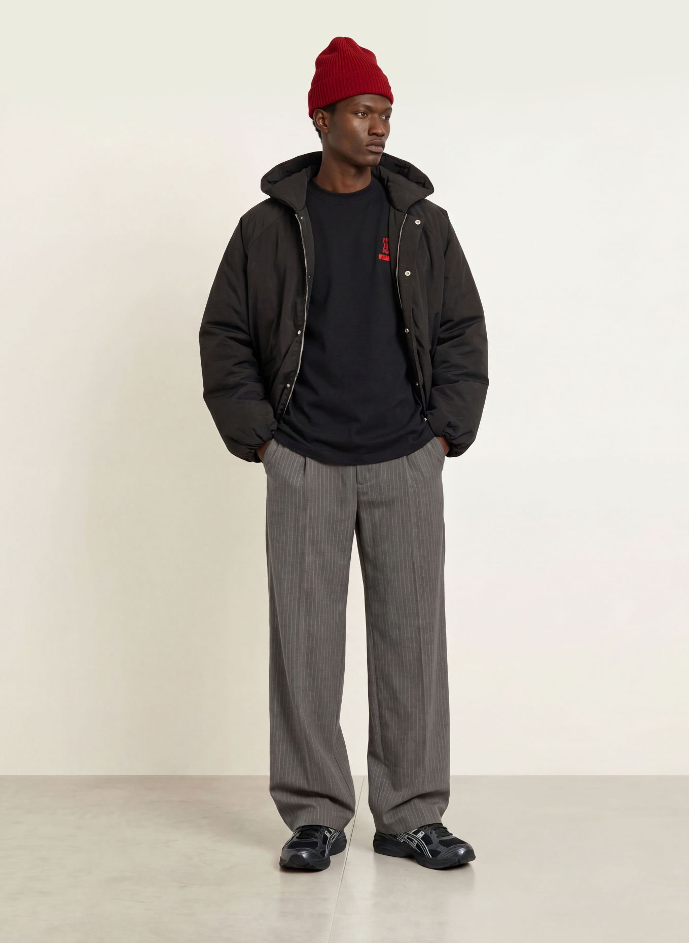 WOODBIRD Chino WBBIN coupe classique: GRIS