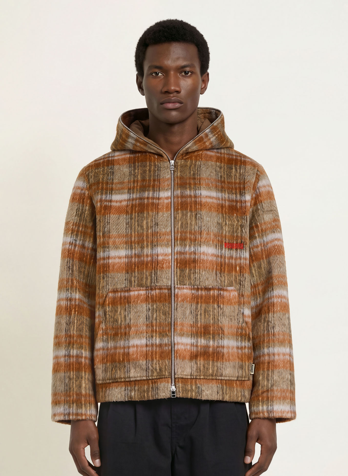 WOODBIRD Jas WBSHENG: BRUIN / BEIGE / DONKERORANJE