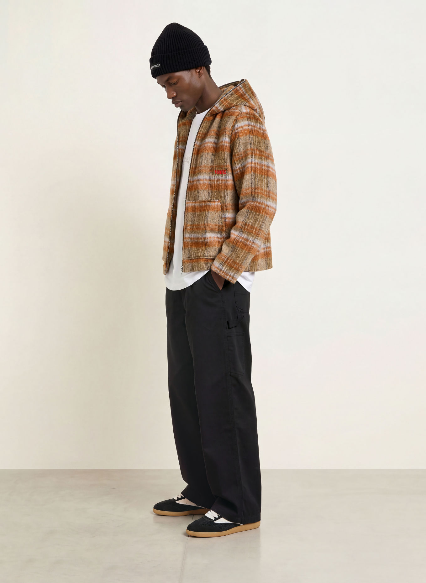 WOODBIRD Jas WBSHENG: BRUIN / BEIGE / DONKERORANJE