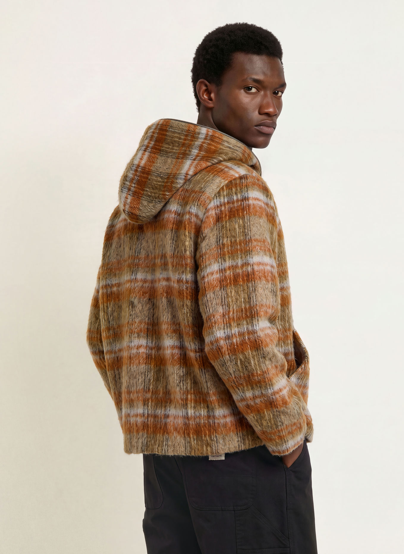 WOODBIRD Jas WBSHENG: BRUIN / BEIGE / DONKERORANJE