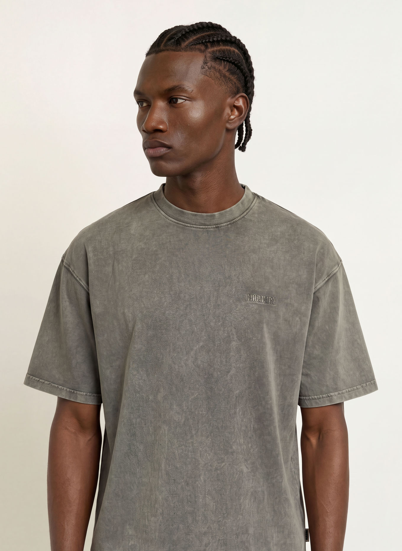 WOODBIRD T-shirt WBBEAM: KAKI