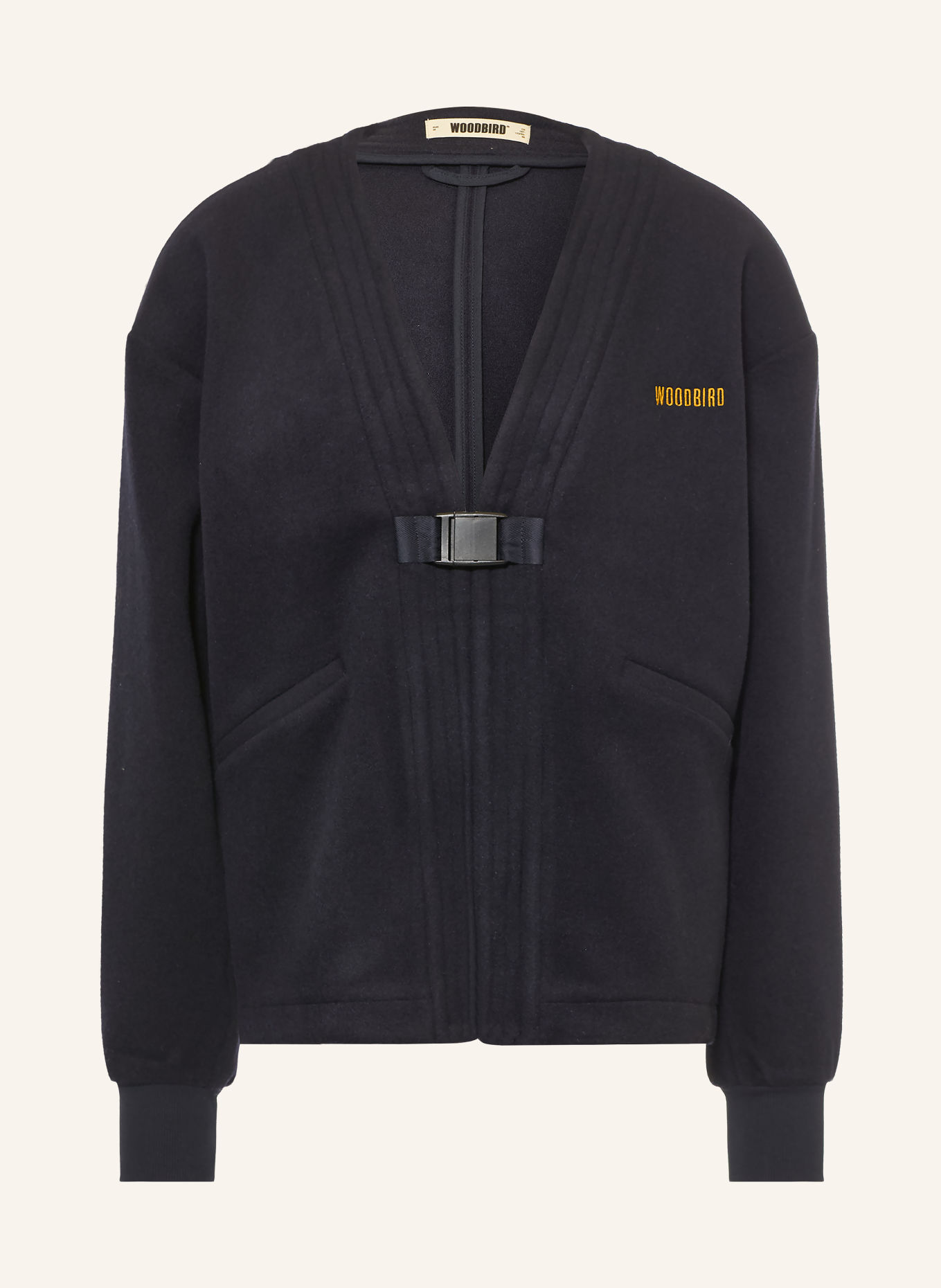 WOODBIRD Overshirt WBWUANG: MÖRKBLÅ