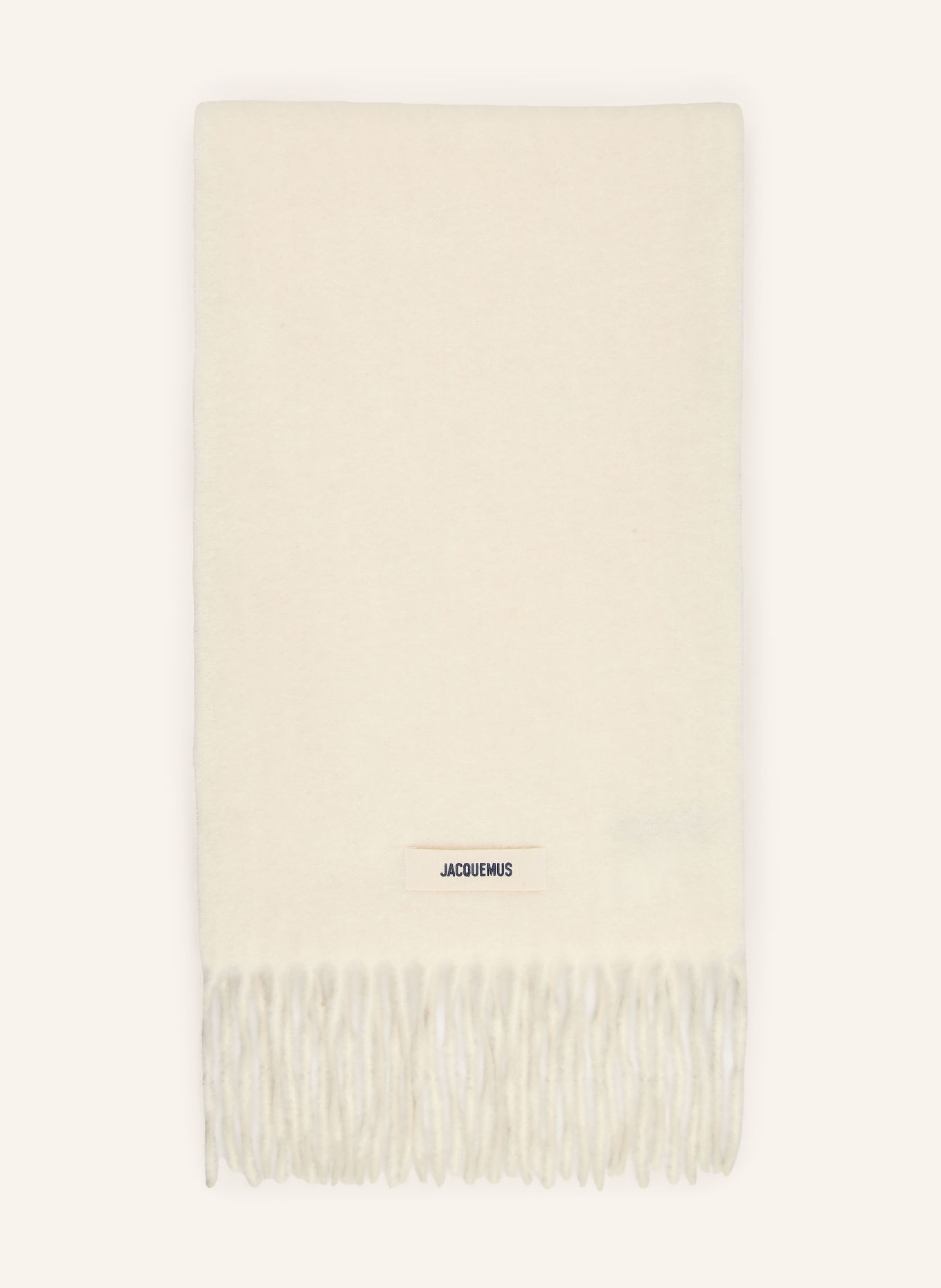 JACQUEMUS Scarves L'ECHARPE CARRO Scarf: CREAM