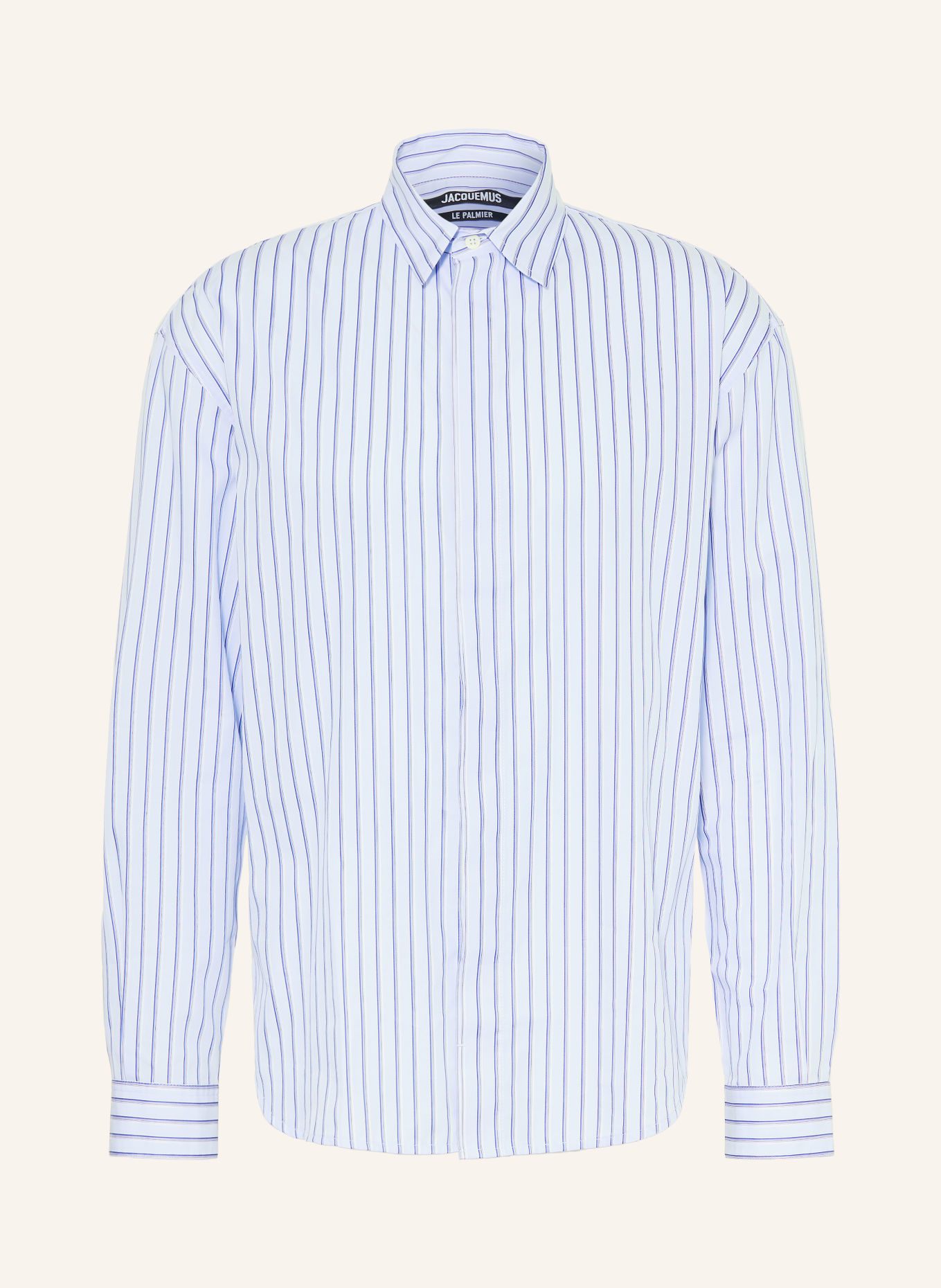 JACQUEMUS Hemd LA CHEMISE SIMON Modern Fit: HELLBLAU / BLAU