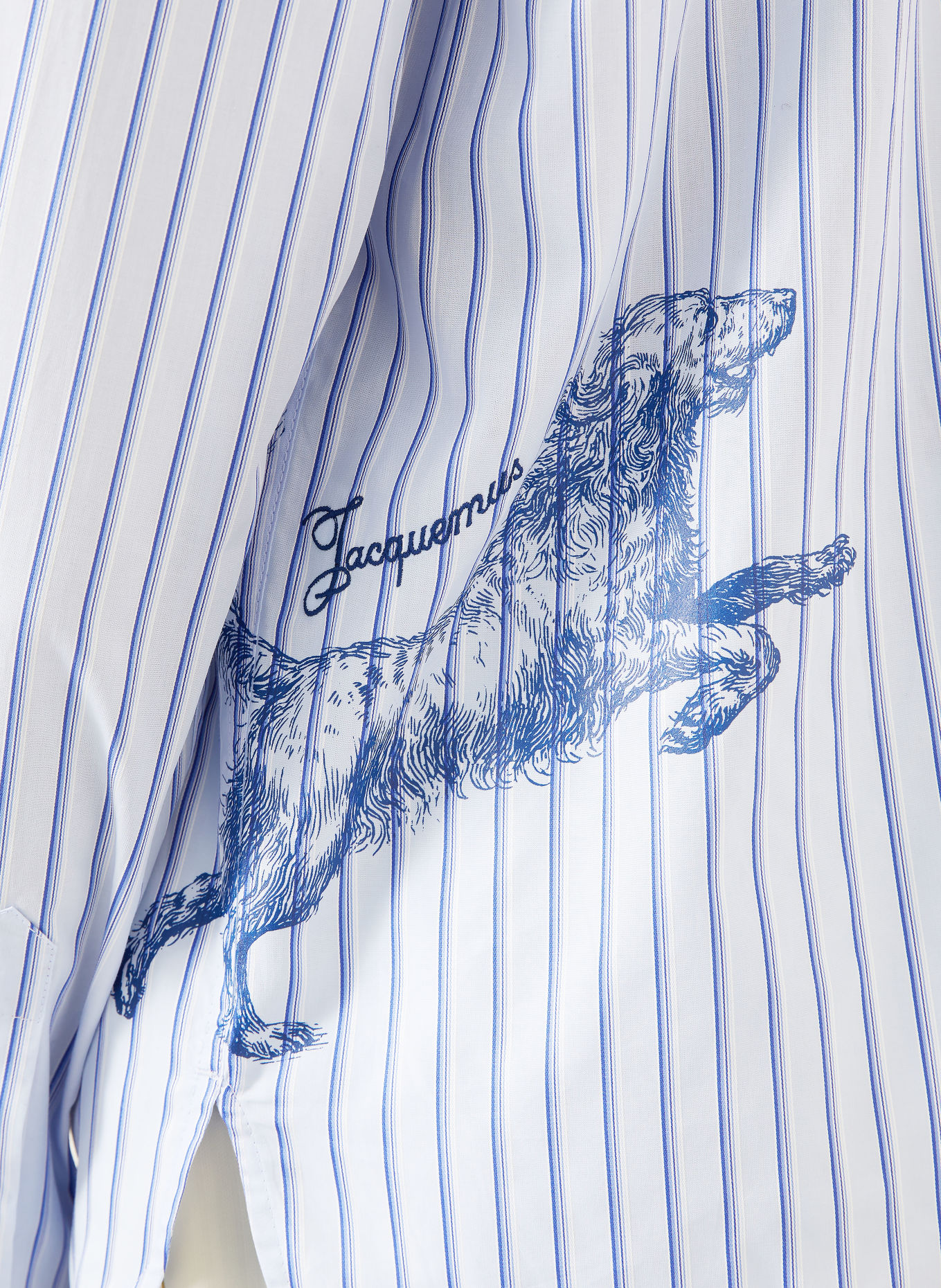 JACQUEMUS Hemd LA CHEMISE SIMON Modern Fit: HELLBLAU / BLAU