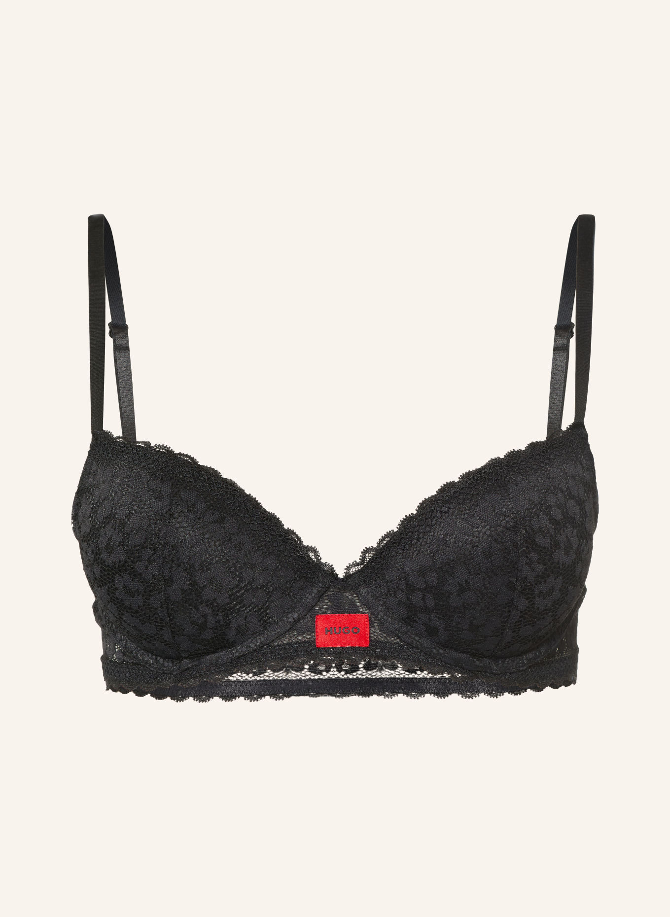 HUGO SAVANA Push-up bra: BLACK