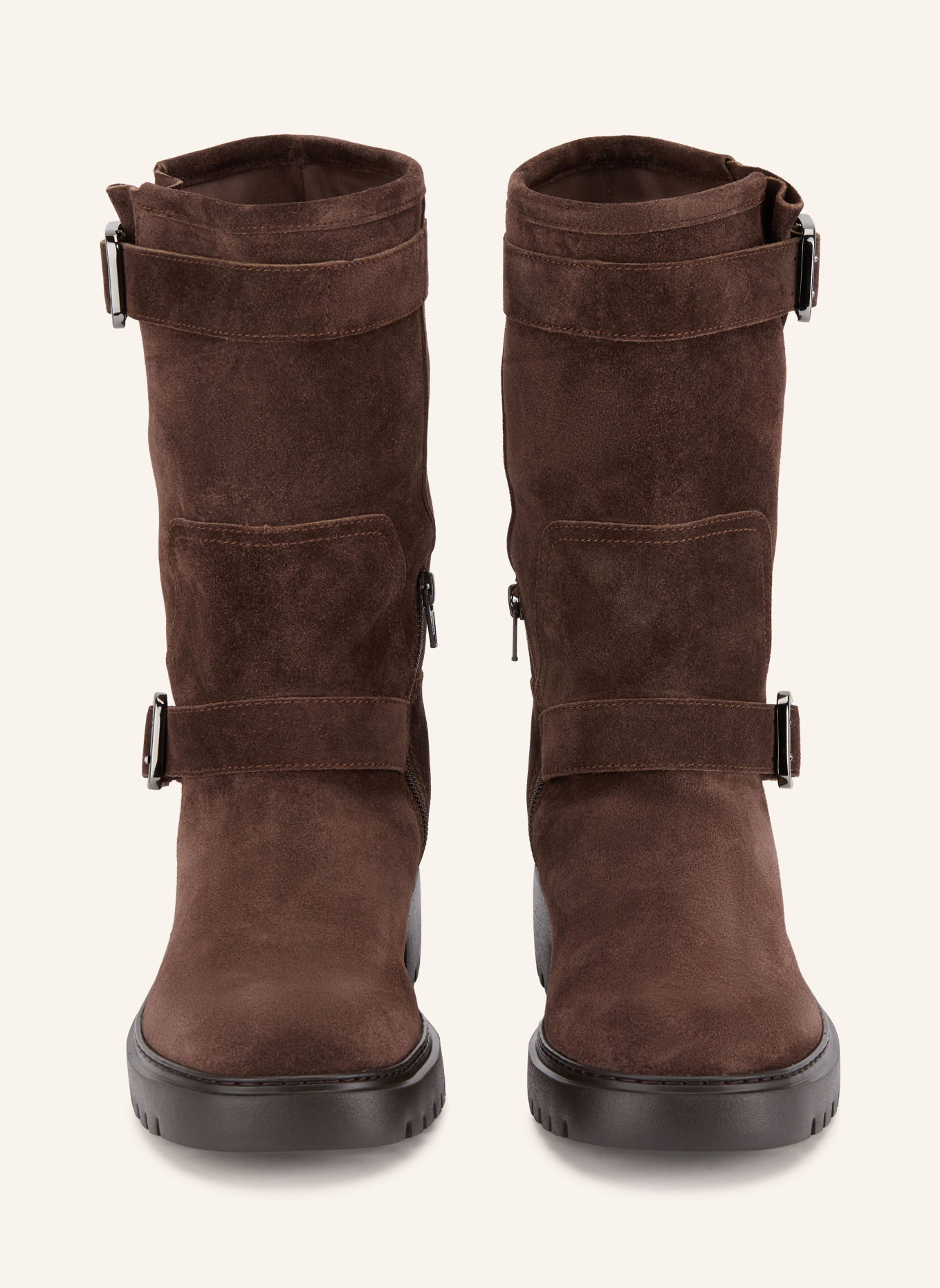 UNISA Boots motardes GENSIS: MARRON FONCÉ