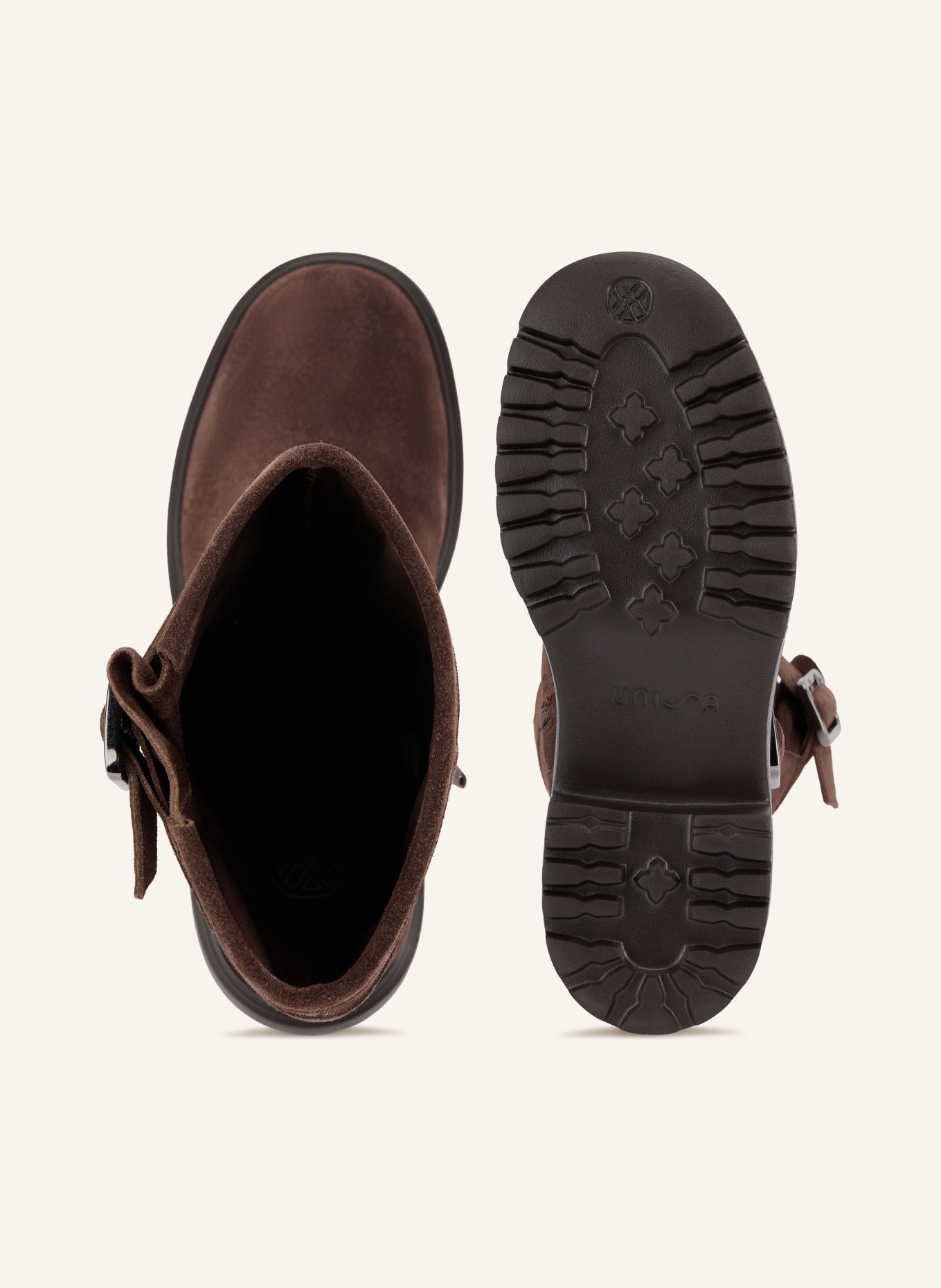 UNISA Boots motardes GENSIS: MARRON FONCÉ