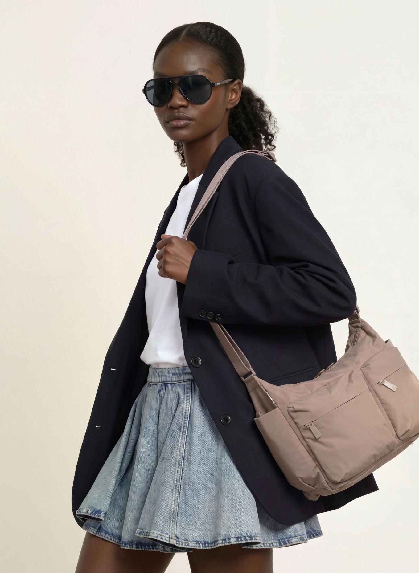 GOT BAG POCKET SLING Crossbody Bag: TAUPE
