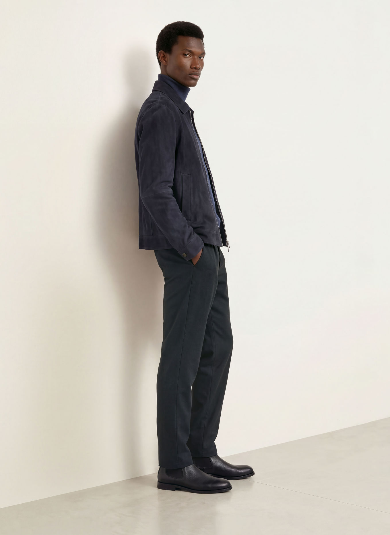 BOSS Chino KANE Modern Regular Fit: DONKERBLAUW