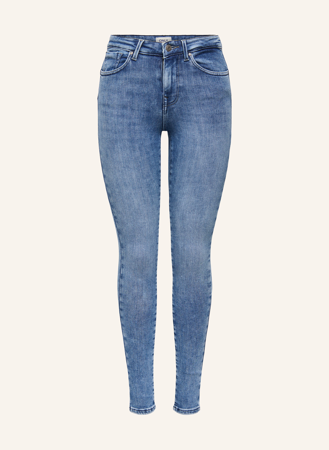 ONLY Skinny džíny: LIGHT BLUE DENIM