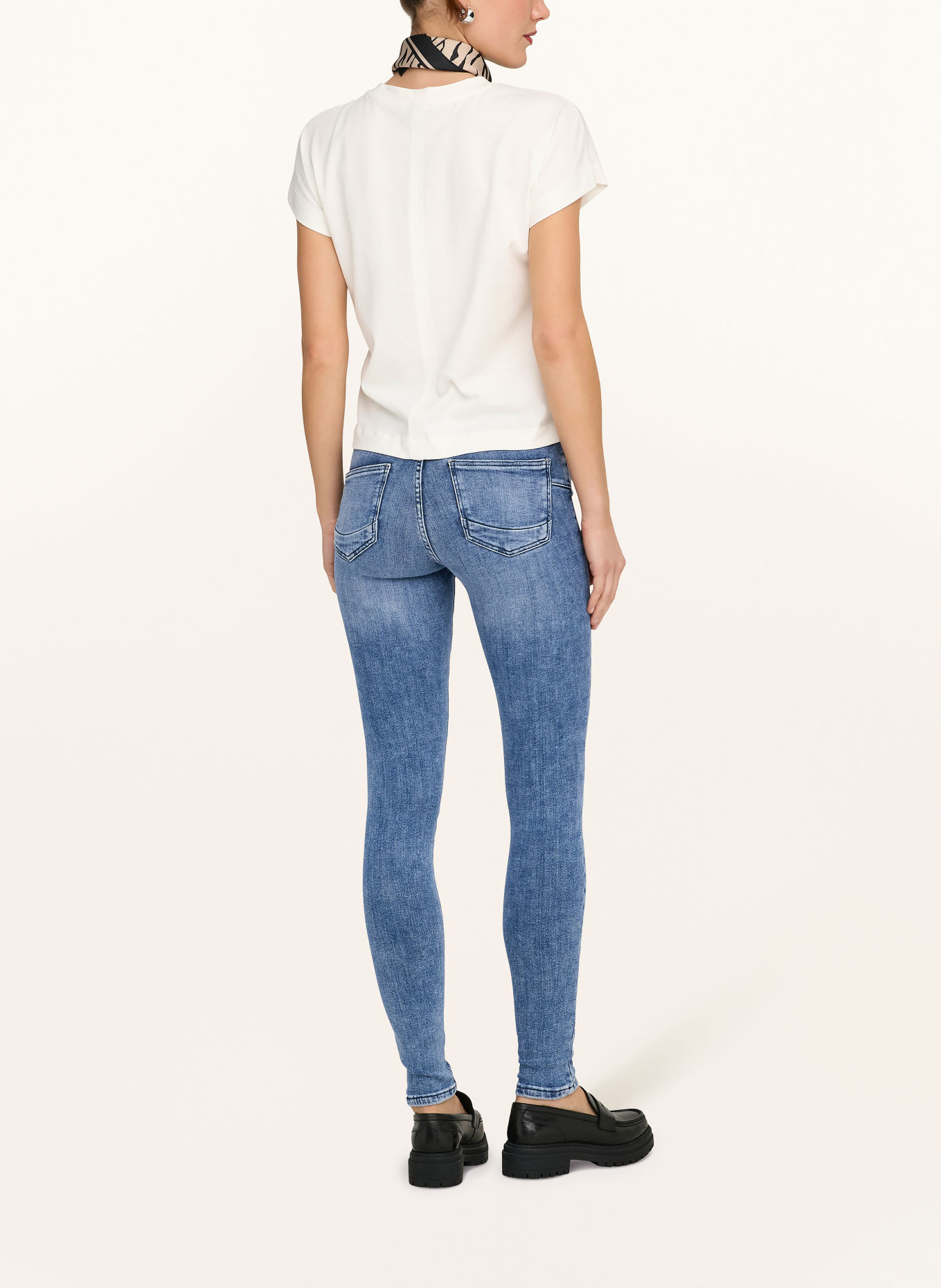 ONLY Skinny džíny: LIGHT BLUE DENIM
