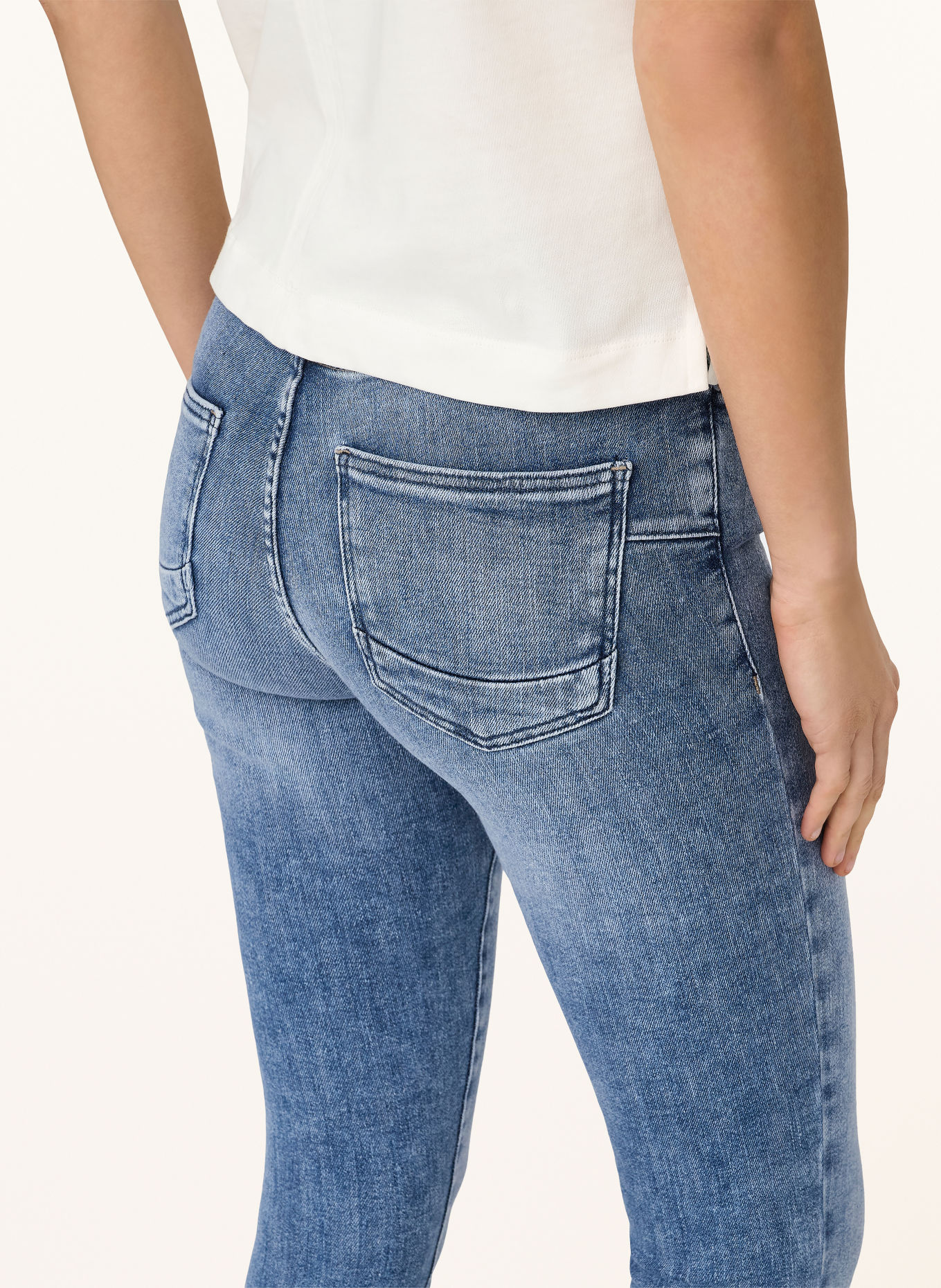 ONLY Skinny džíny: LIGHT BLUE DENIM