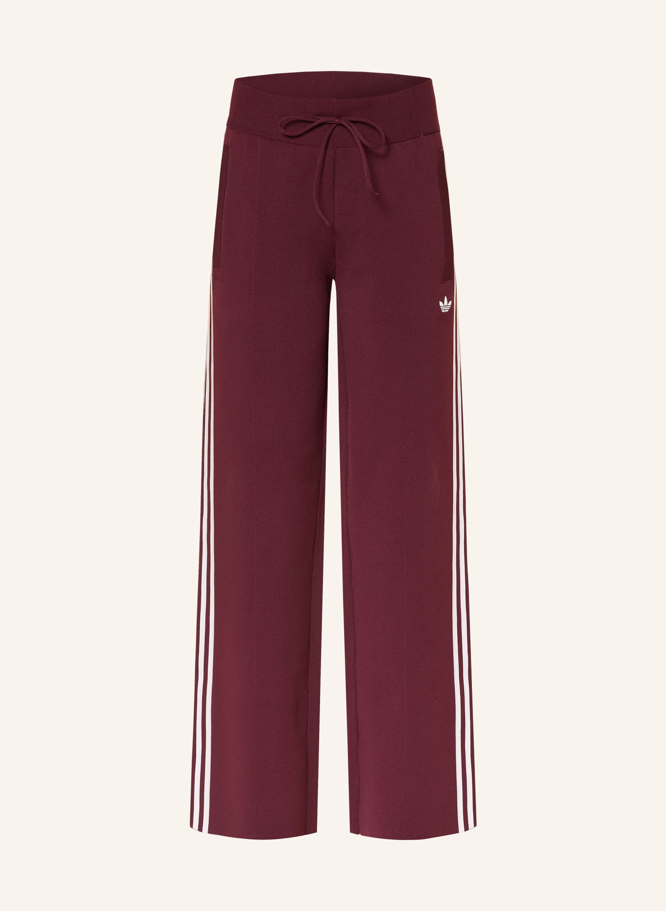 adidas Originals Track Pants: DUNKELROT / WEISS