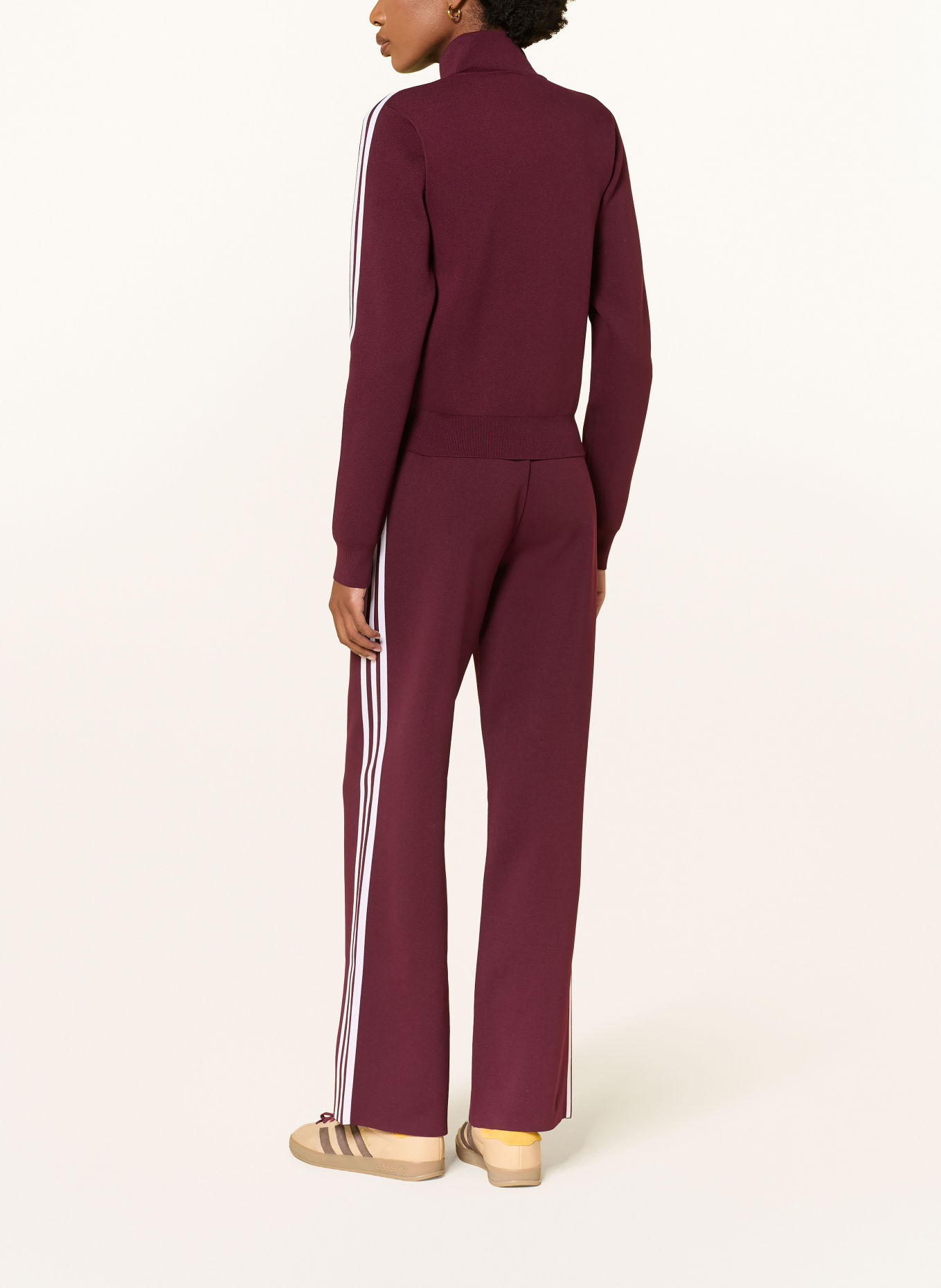 adidas Originals Track Pants: DUNKELROT / WEISS