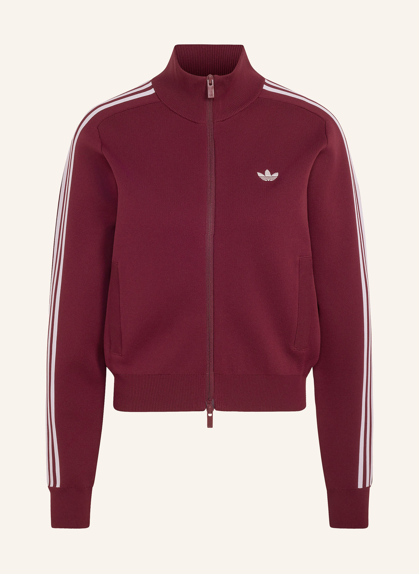 adidas Originals Vest SLIM KNIT: DONKERROOD / WIT