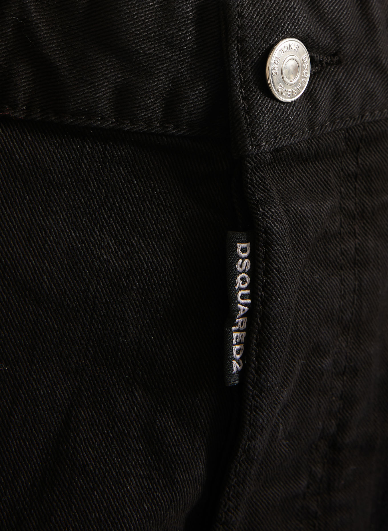 DSQUARED2 Straight Jeans SAN DIEGO: 900 BLACK