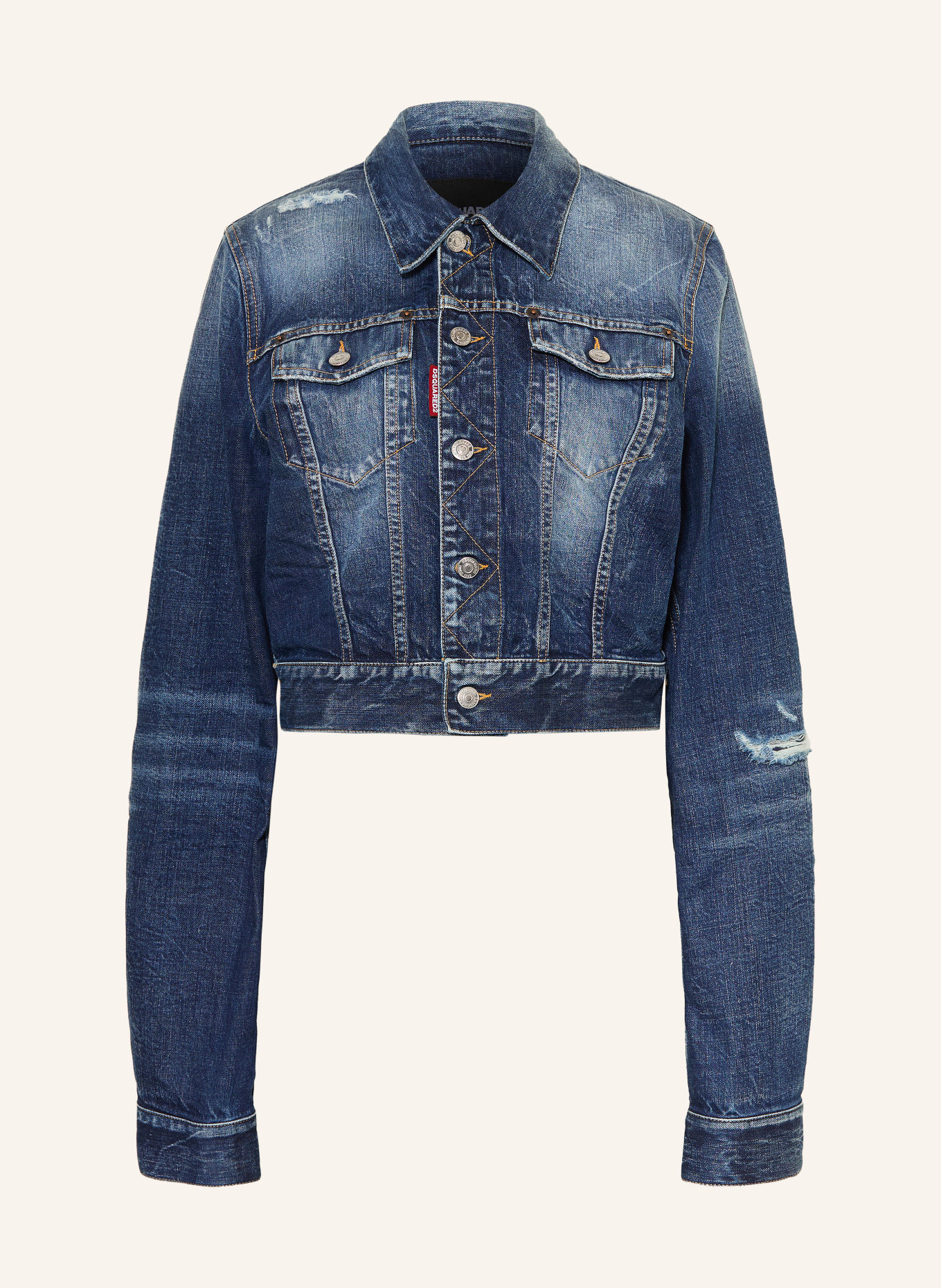 DSQUARED2 Kurtka dżinsowa DEAN: 470 NAVY BLUE