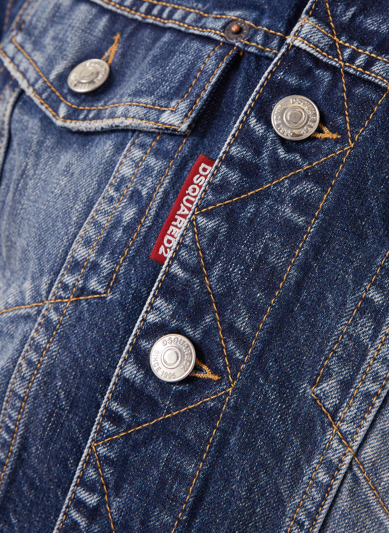 DSQUARED2 Kurtka dżinsowa DEAN: 470 NAVY BLUE