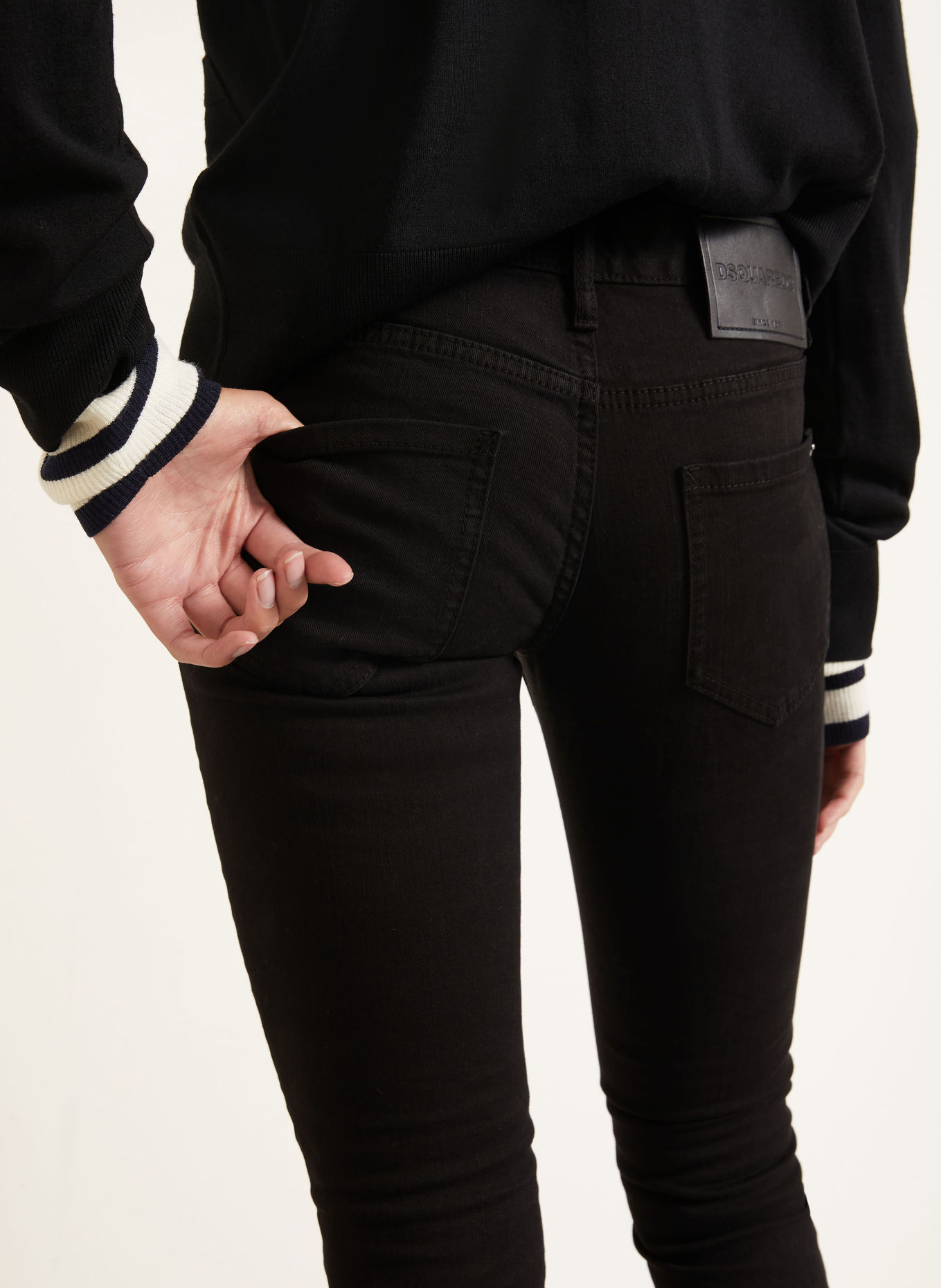 DSQUARED2 Skinny džíny: 900 BLACK