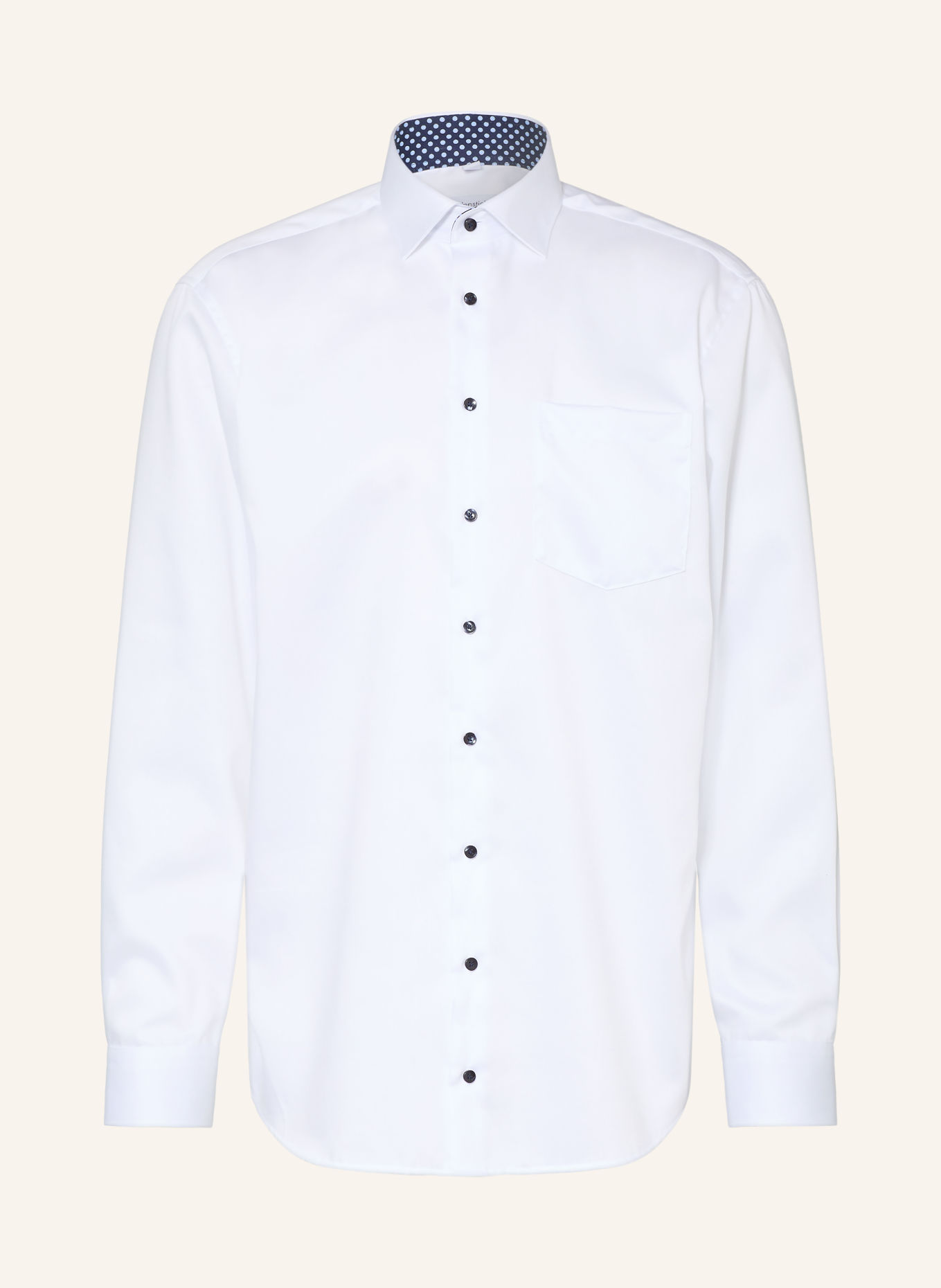 seidensticker Comfort Fit Shirt: WHITE