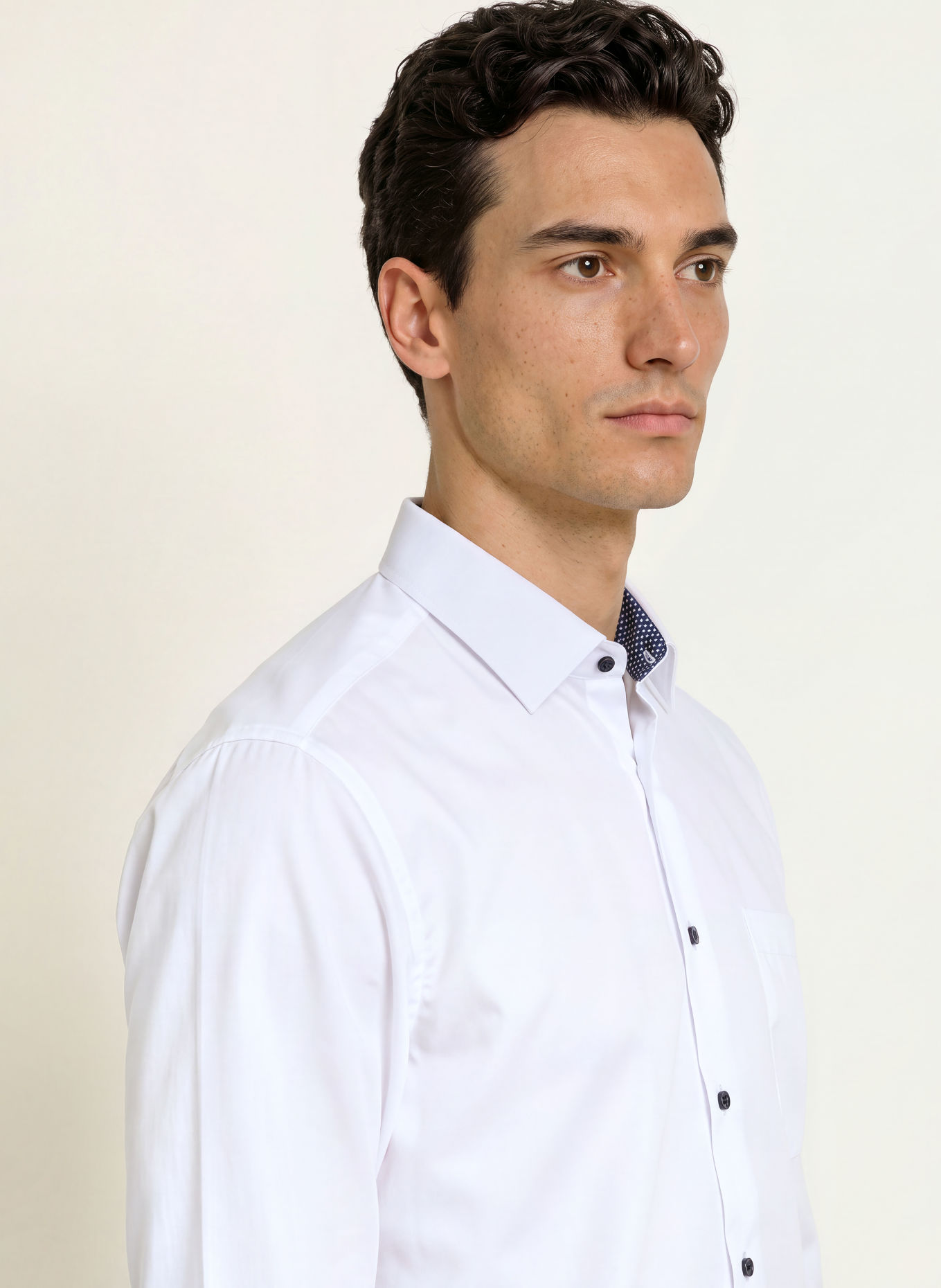 seidensticker Comfort Fit Shirt: WHITE
