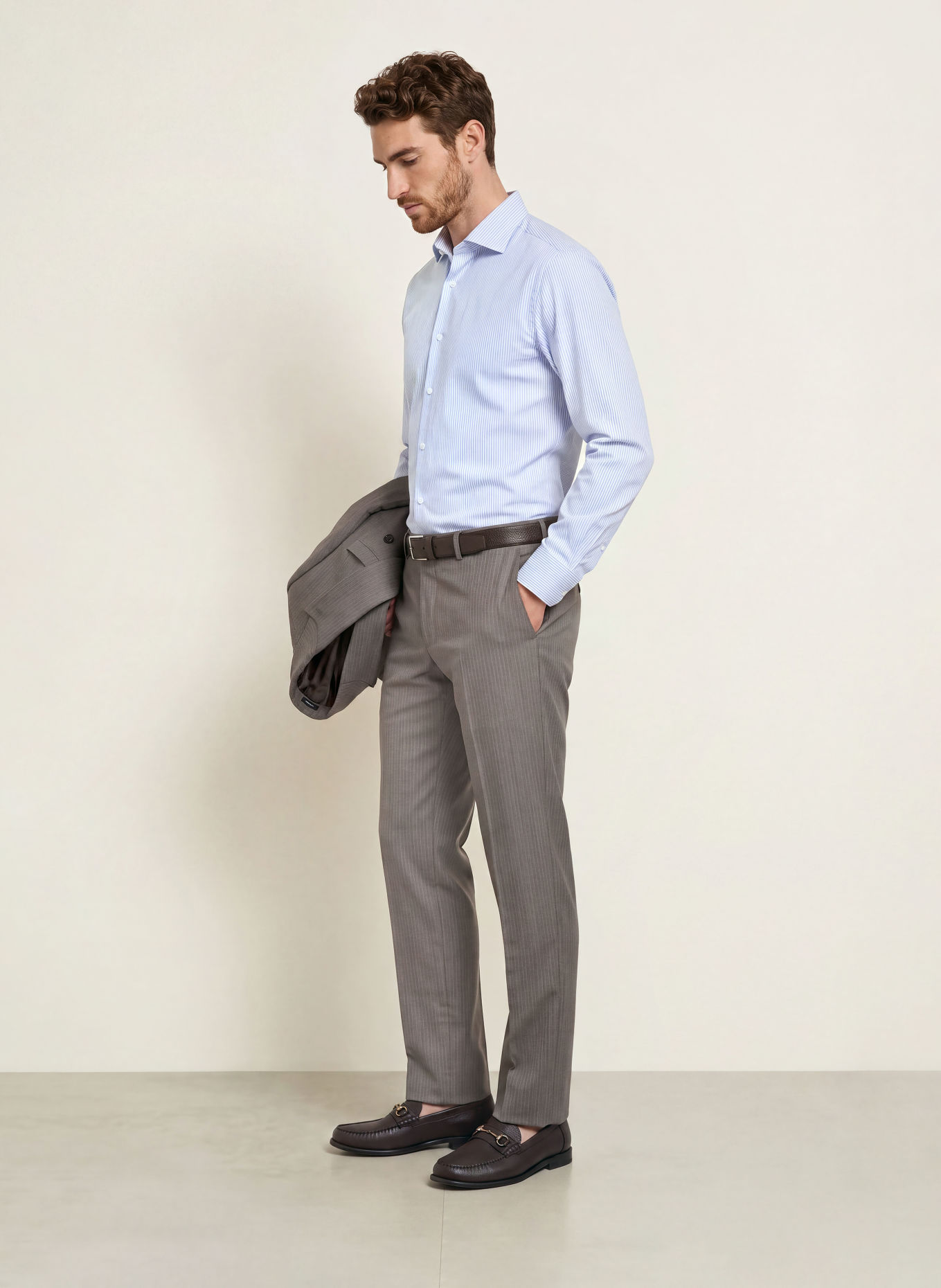 seidensticker Hemd Comfort Fit: HELLBLAU / WEISS