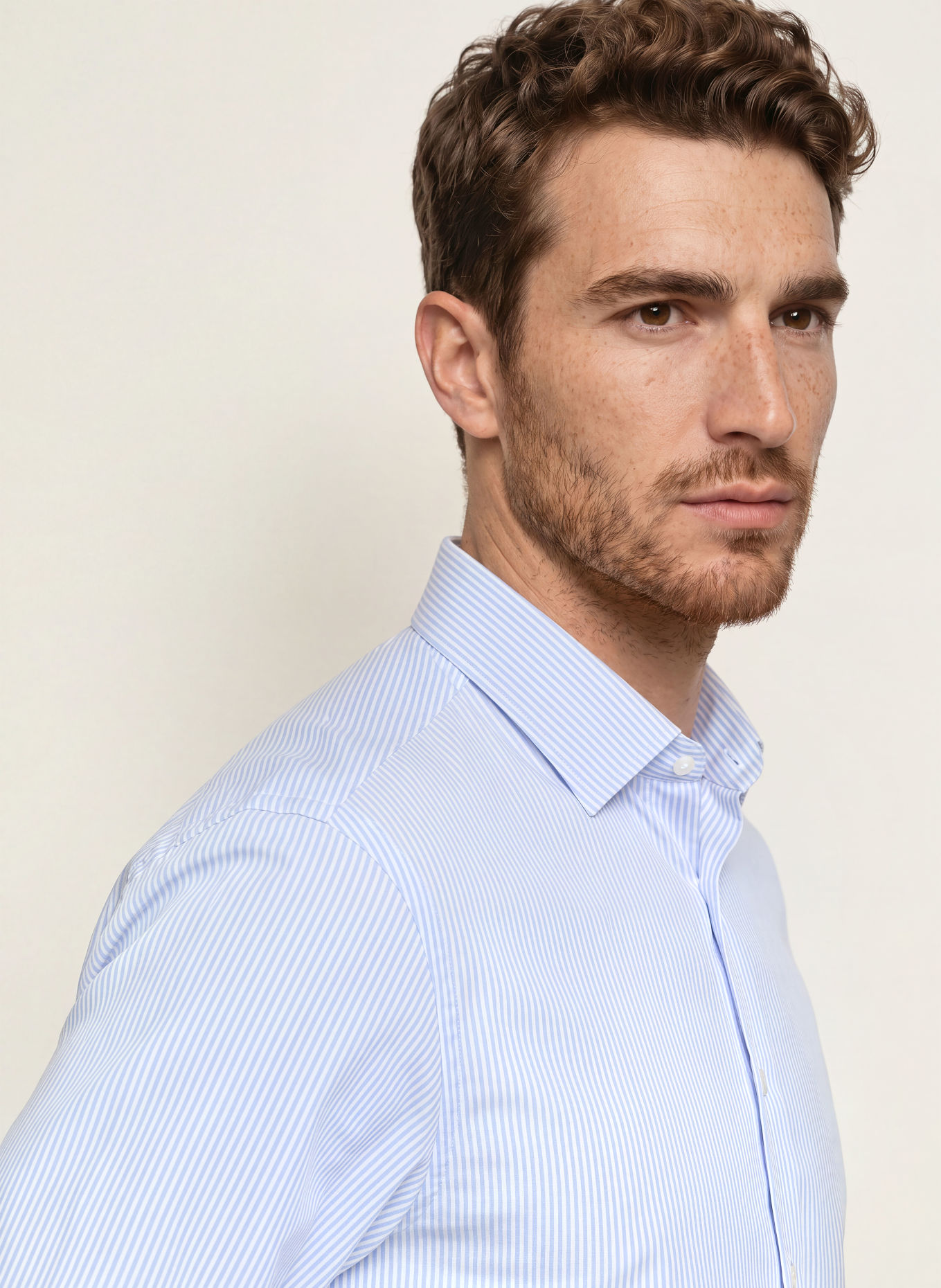 seidensticker Hemd Comfort Fit: HELLBLAU / WEISS