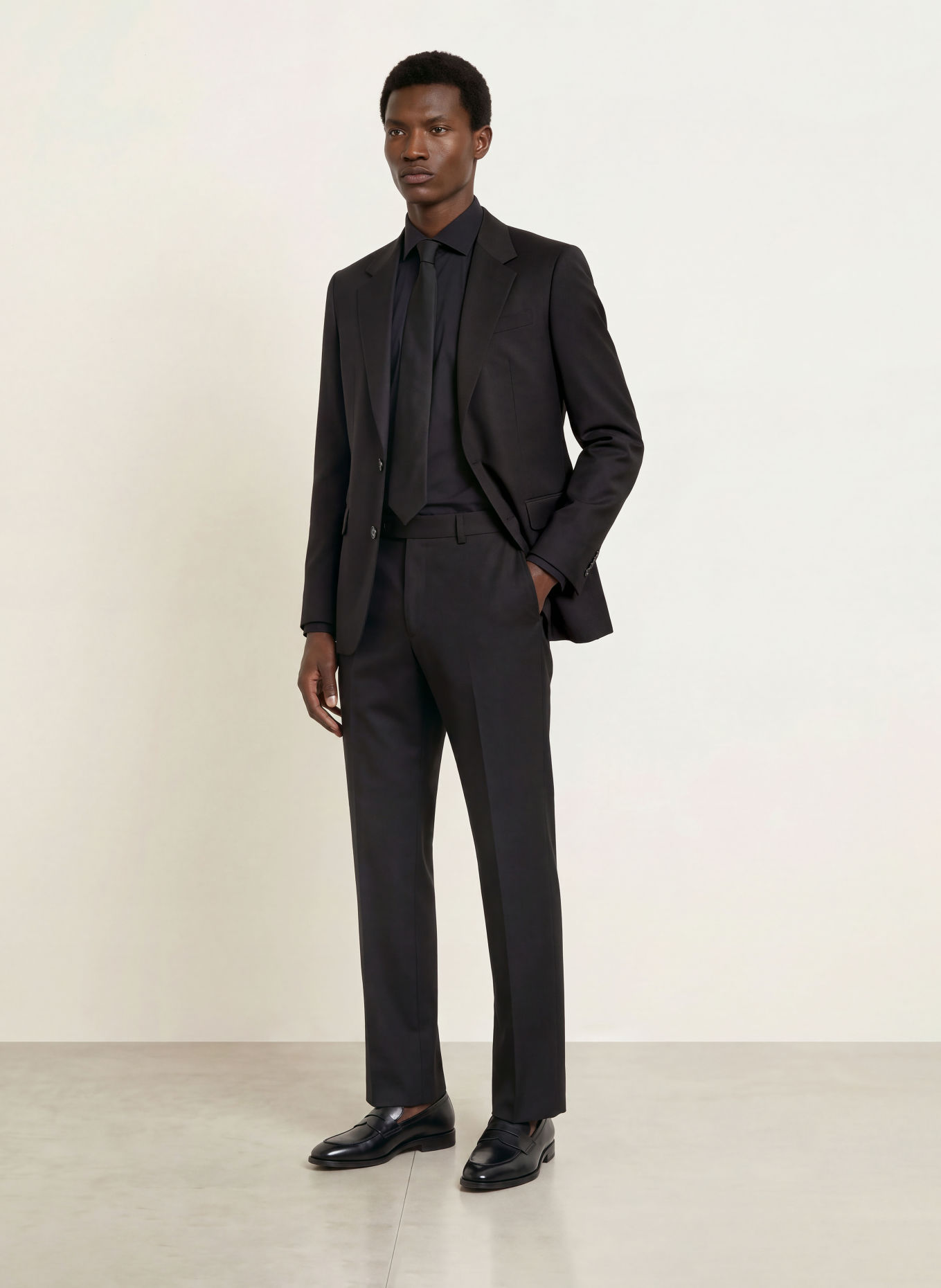 seidensticker Comfort Fit Jersey Shirt: BLACK