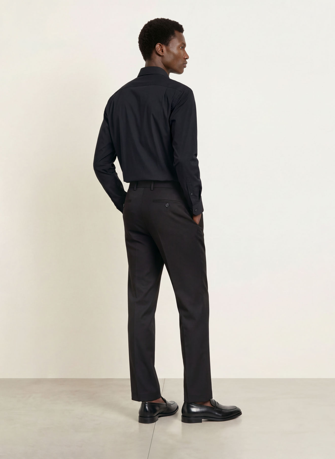 seidensticker Comfort Fit Jersey Shirt: BLACK