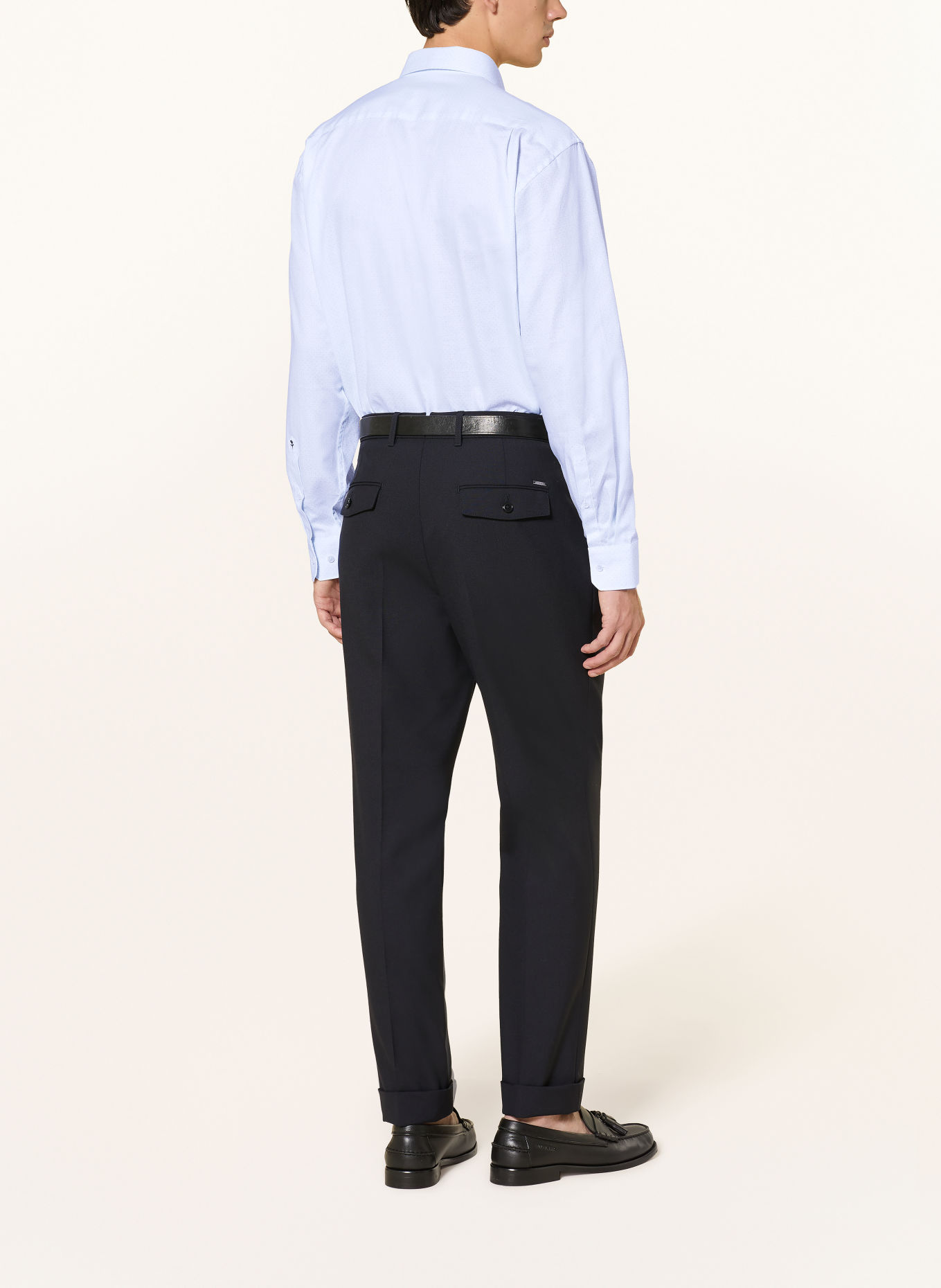 seidensticker Hemd Comfort Fit: HELLBLAU / WEISS