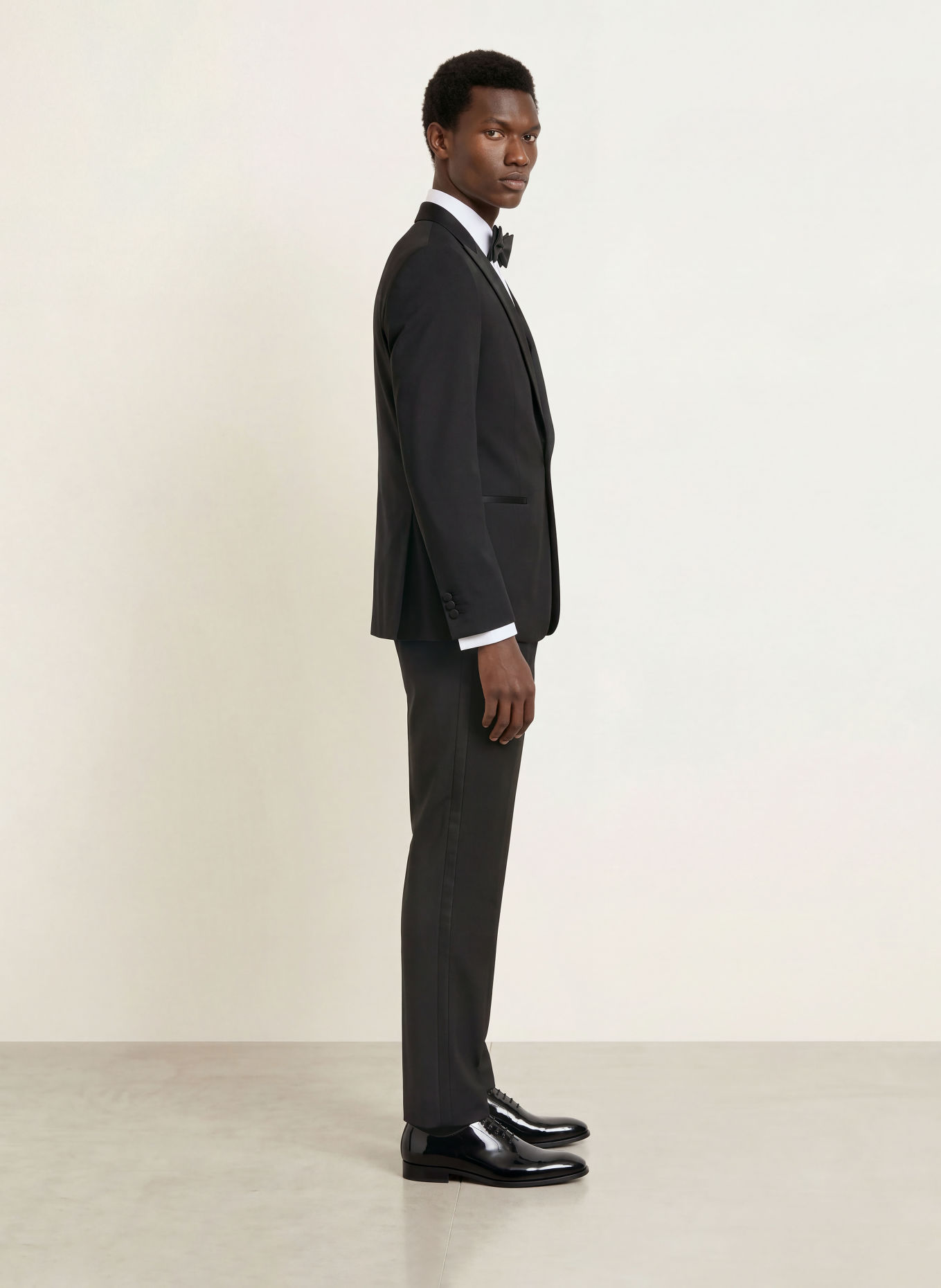 HUGO Smokingbroek HESTEN Extra Slim Fit met galonstrepen: 001 BLACK