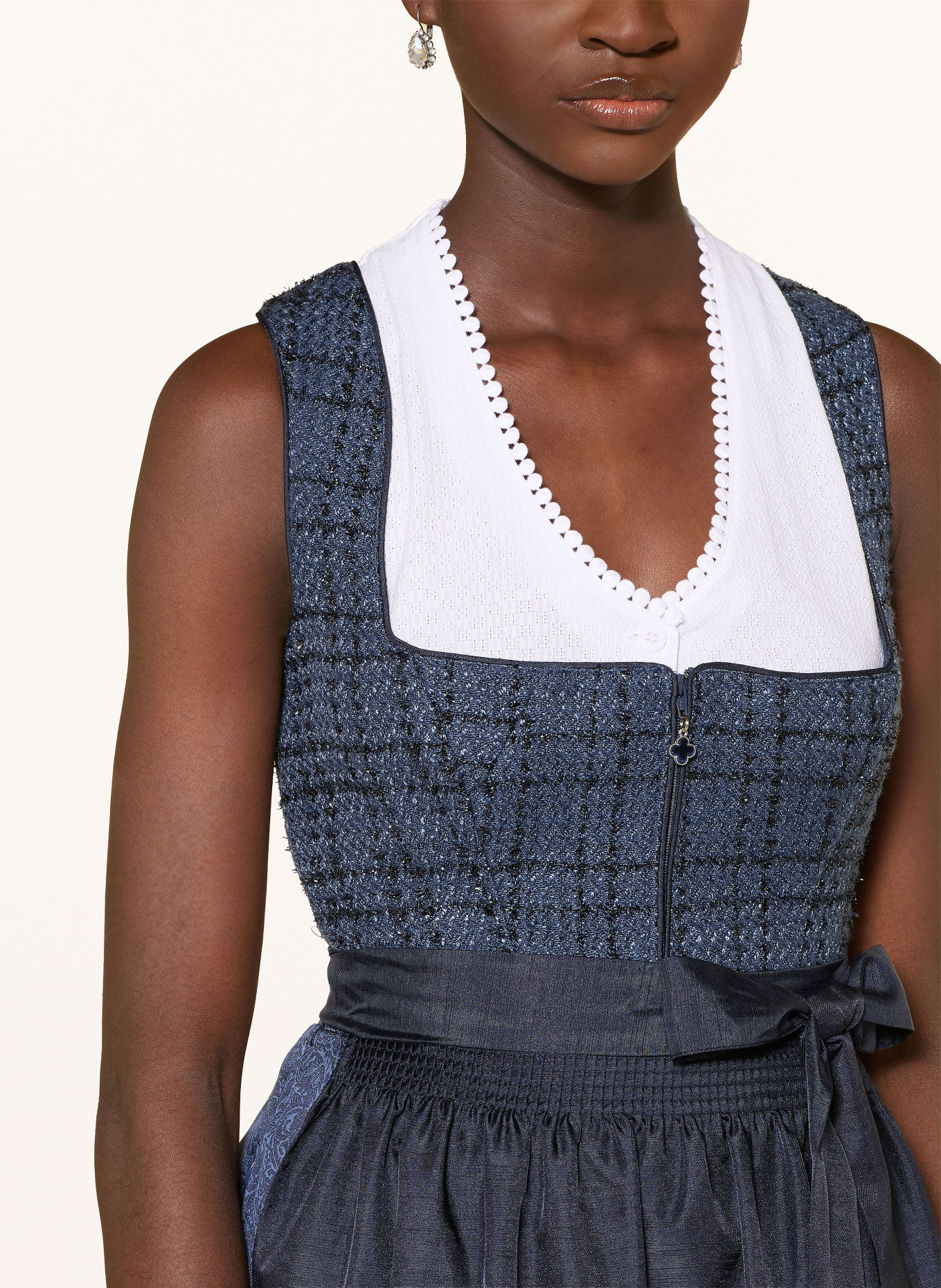Spieth & Wensky Dirndlbluse KANDIS: WEISS
