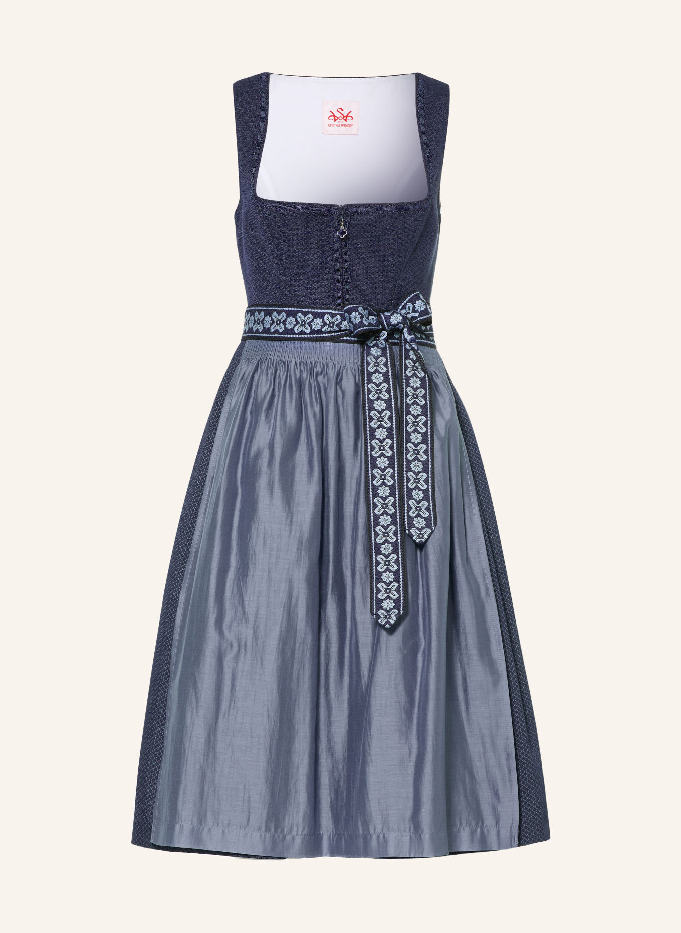 Spieth & Wensky Dirndl KÄTHE: DUNKELBLAU