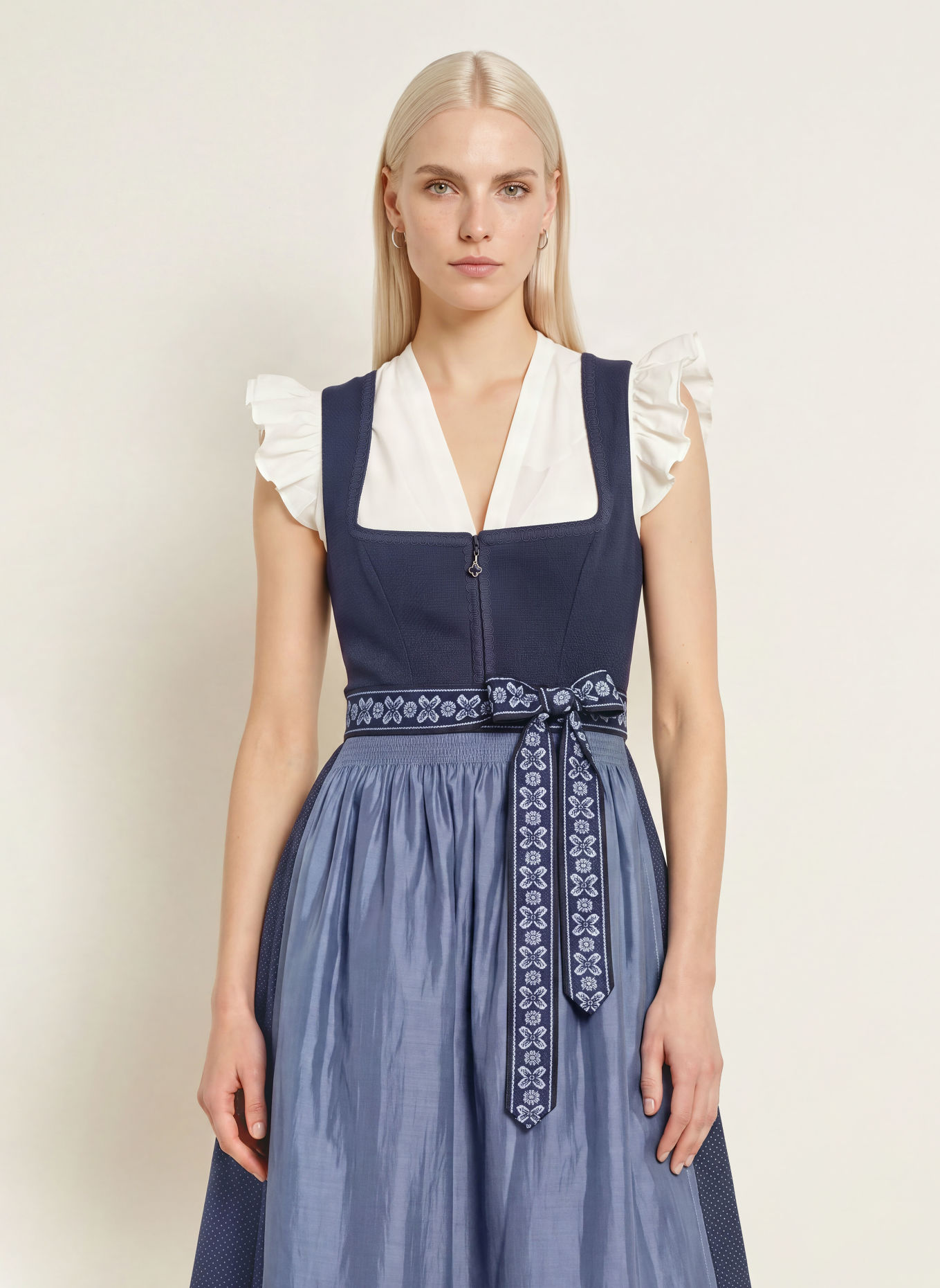 Spieth & Wensky Dirndl KÄTHE: DUNKELBLAU