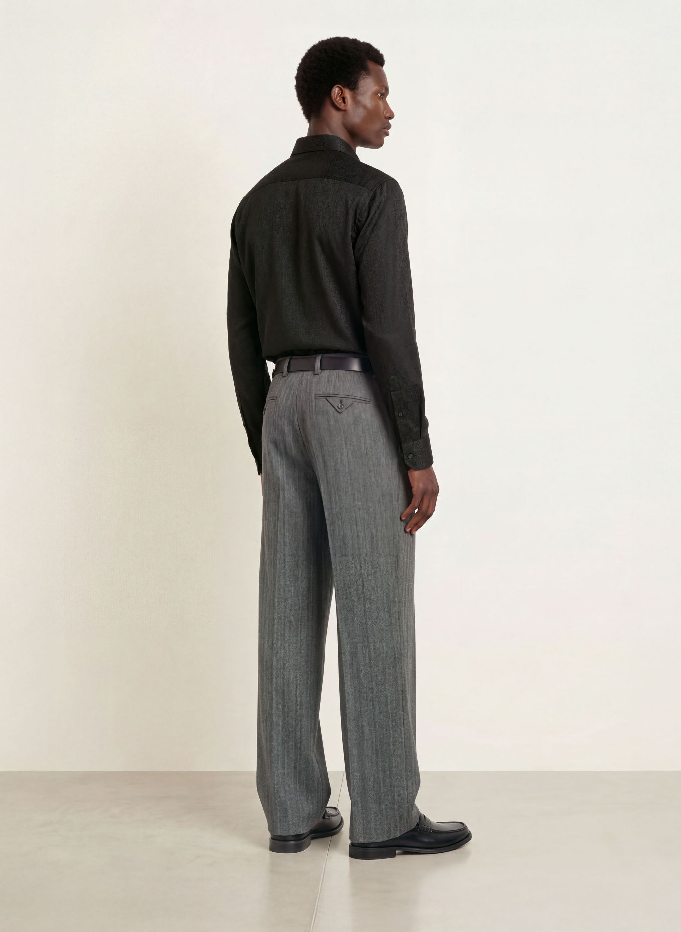 HUGO Satynowa koszula KENNO Slim Fit: CZARNY