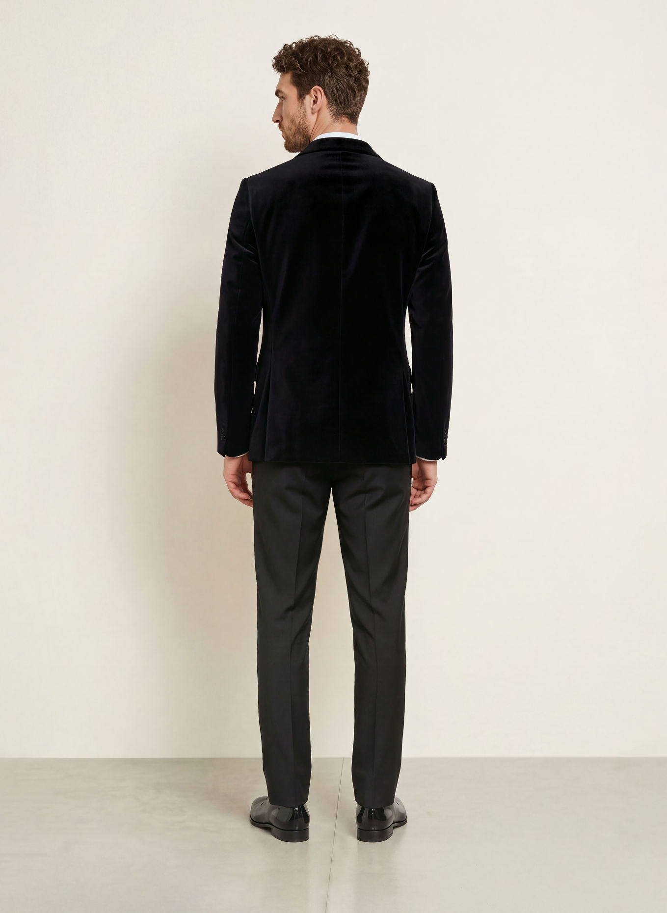 HUGO Samtsakko ARTI Extra Slim Fit: SCHWARZ