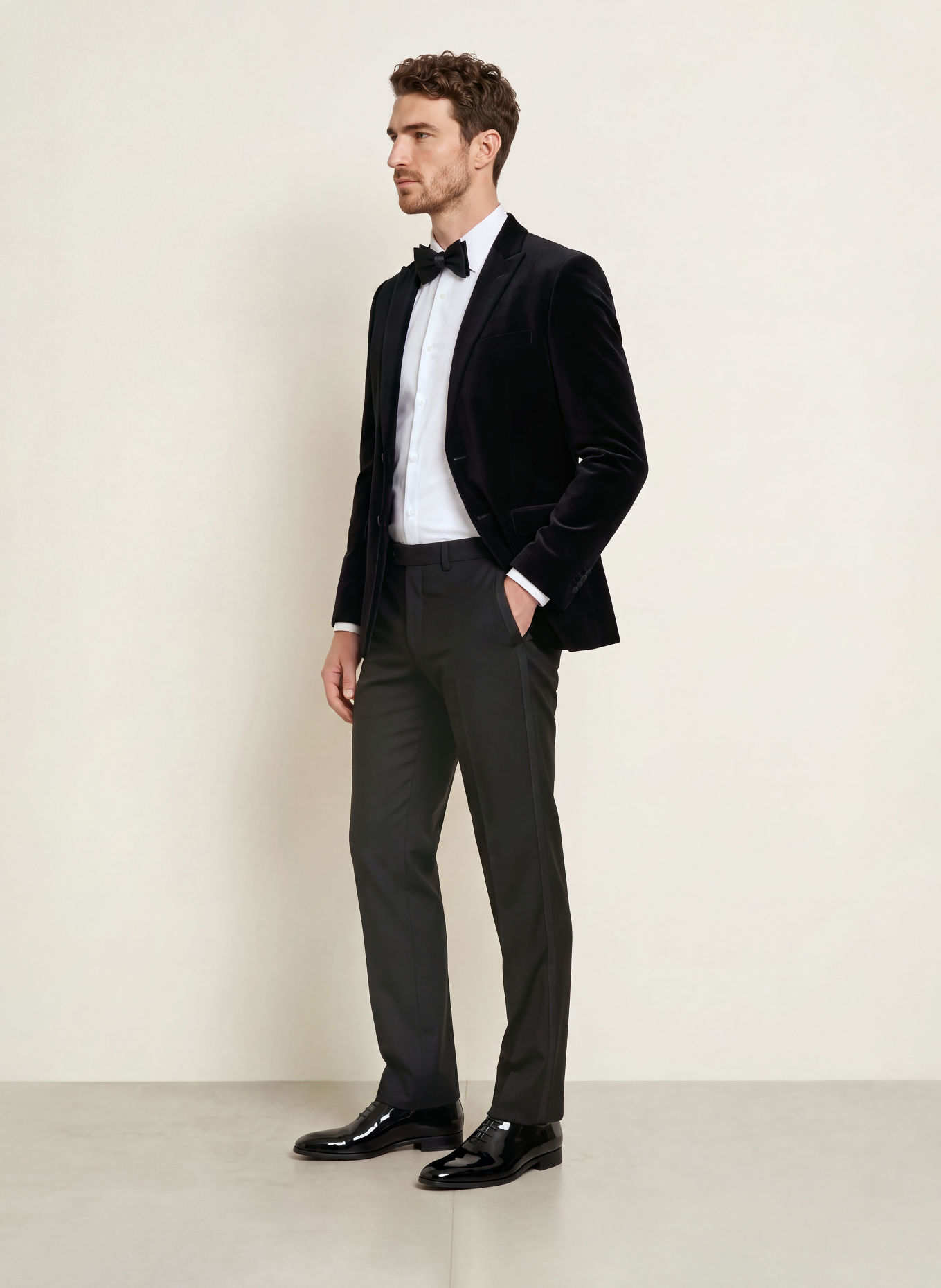 HUGO Samtsakko ARTI Extra Slim Fit: SCHWARZ