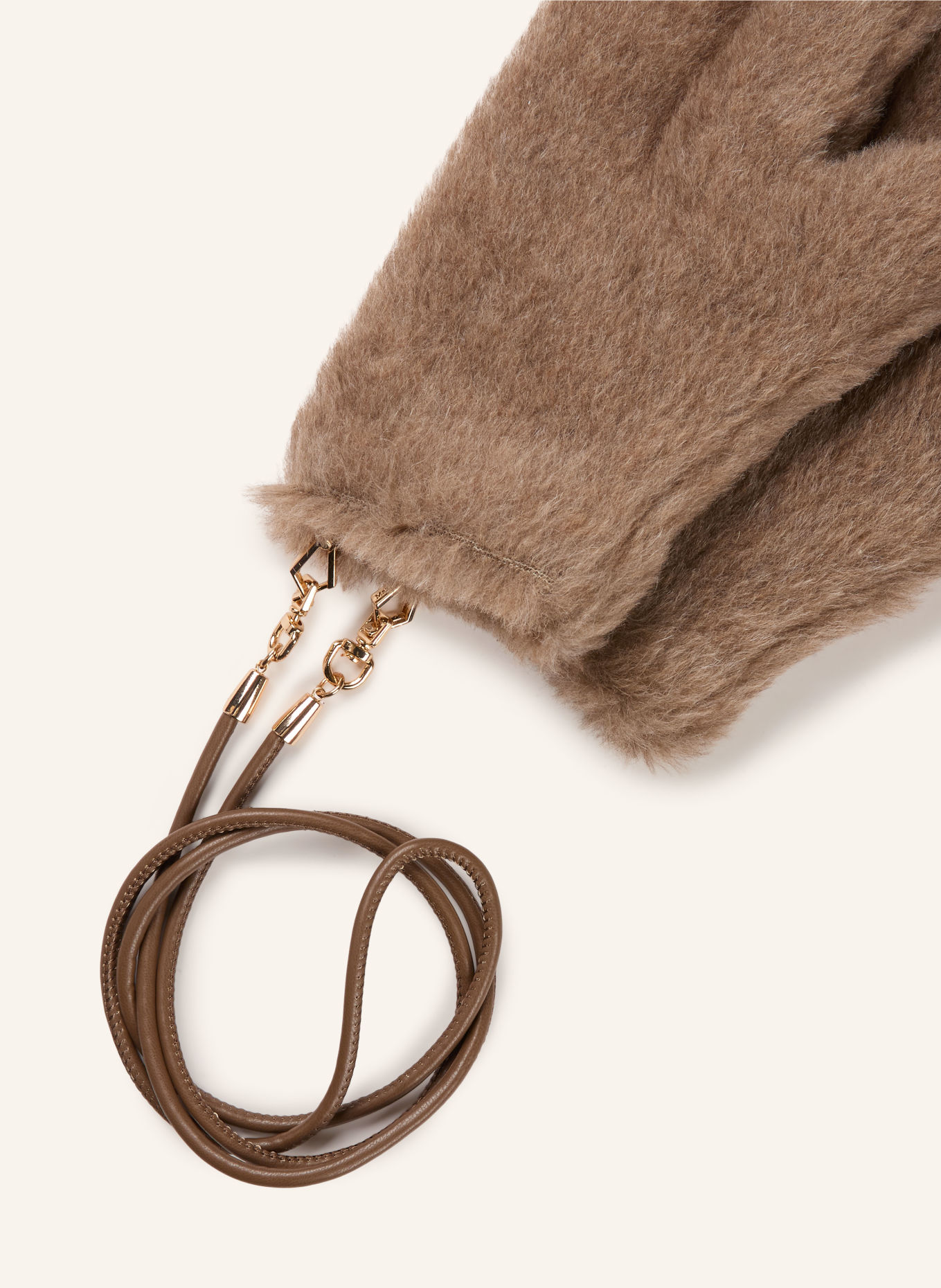 Max Mara Wanten OMBRATO4 met alpaca: BEIGE