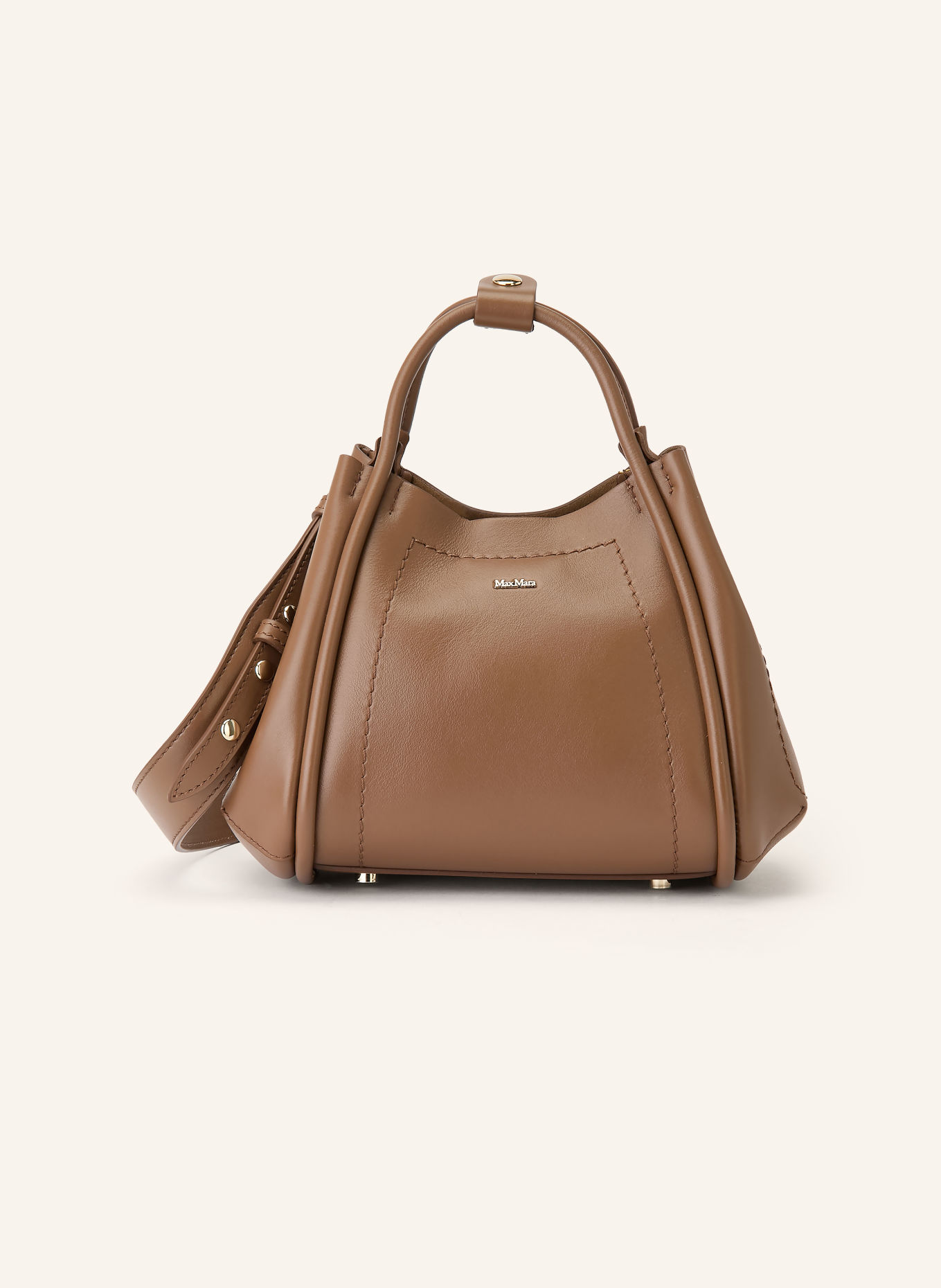 Max Mara Sac à main MARINE EXTRA SMALL: MARRON / OR