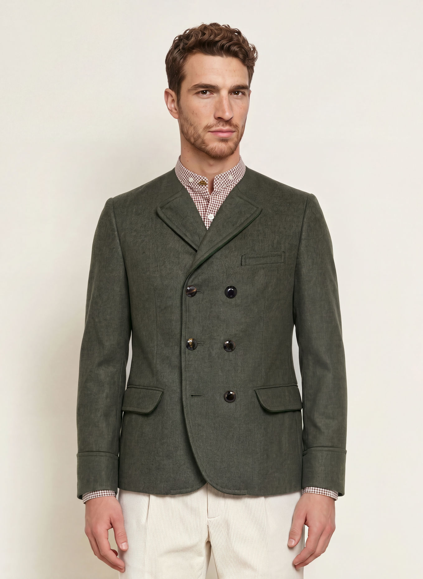 Gottseidank Janker KORBE Extra Slim Fit: DONKERGROEN